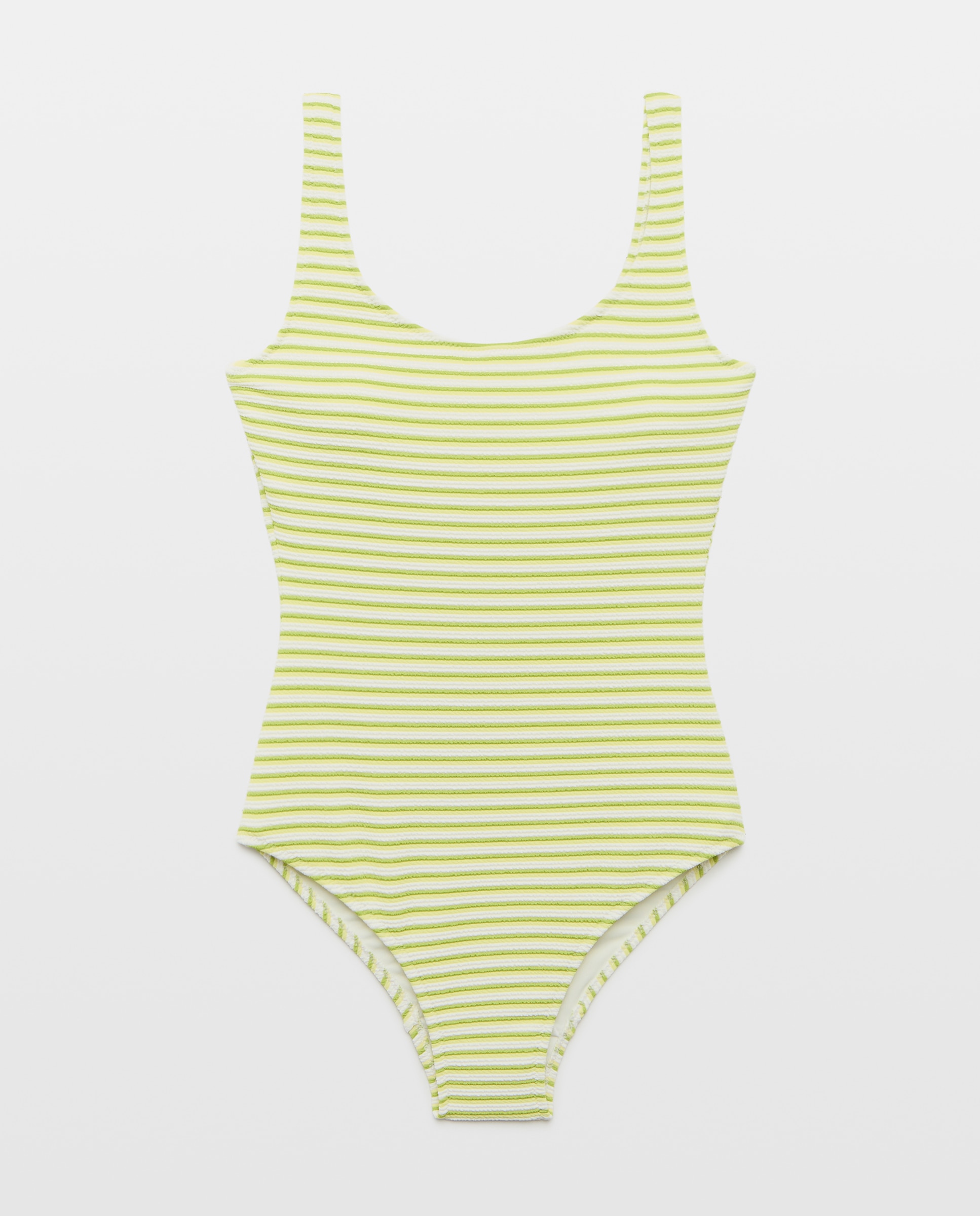 Easy Wear - Bañador con textura y rayas de mujer.