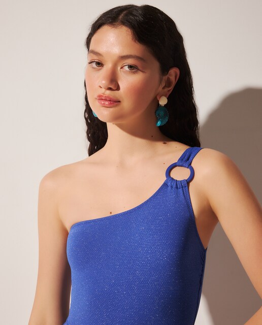 Bañador de mujer textura y lurex