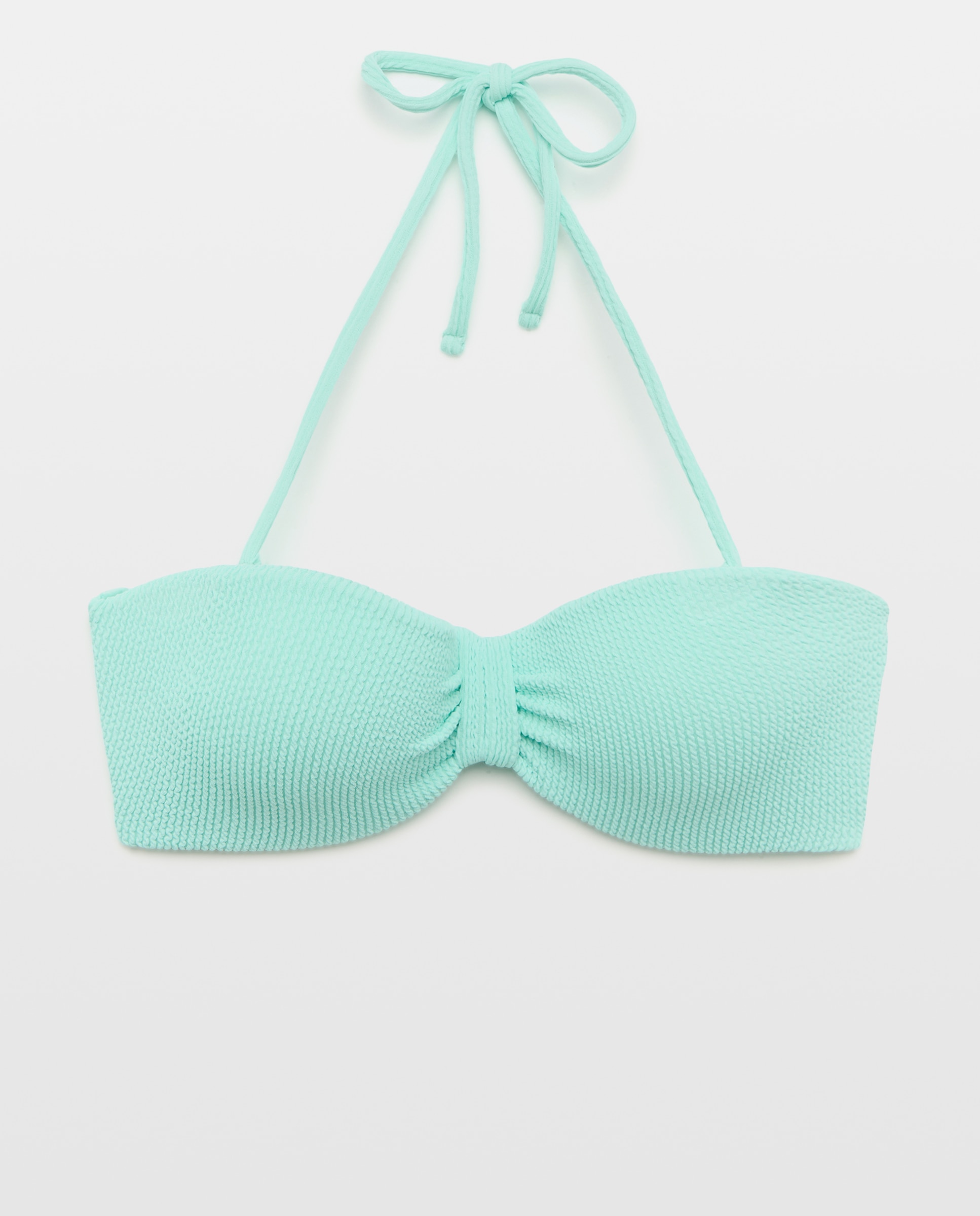 Easy Wear - Top bikini textura liso de mujer.