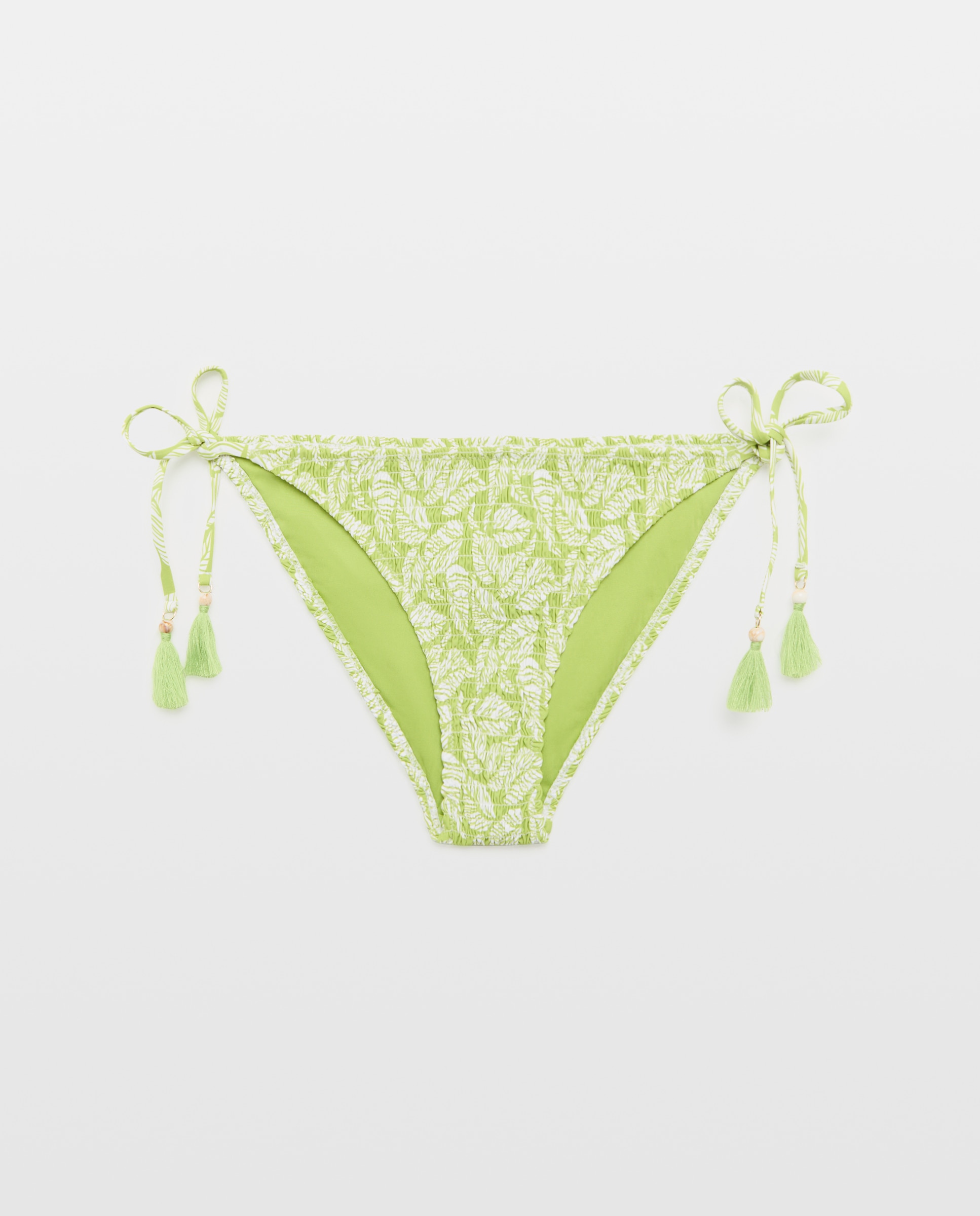 Easy Wear - Braguita de mujer de bikini smock hojas.