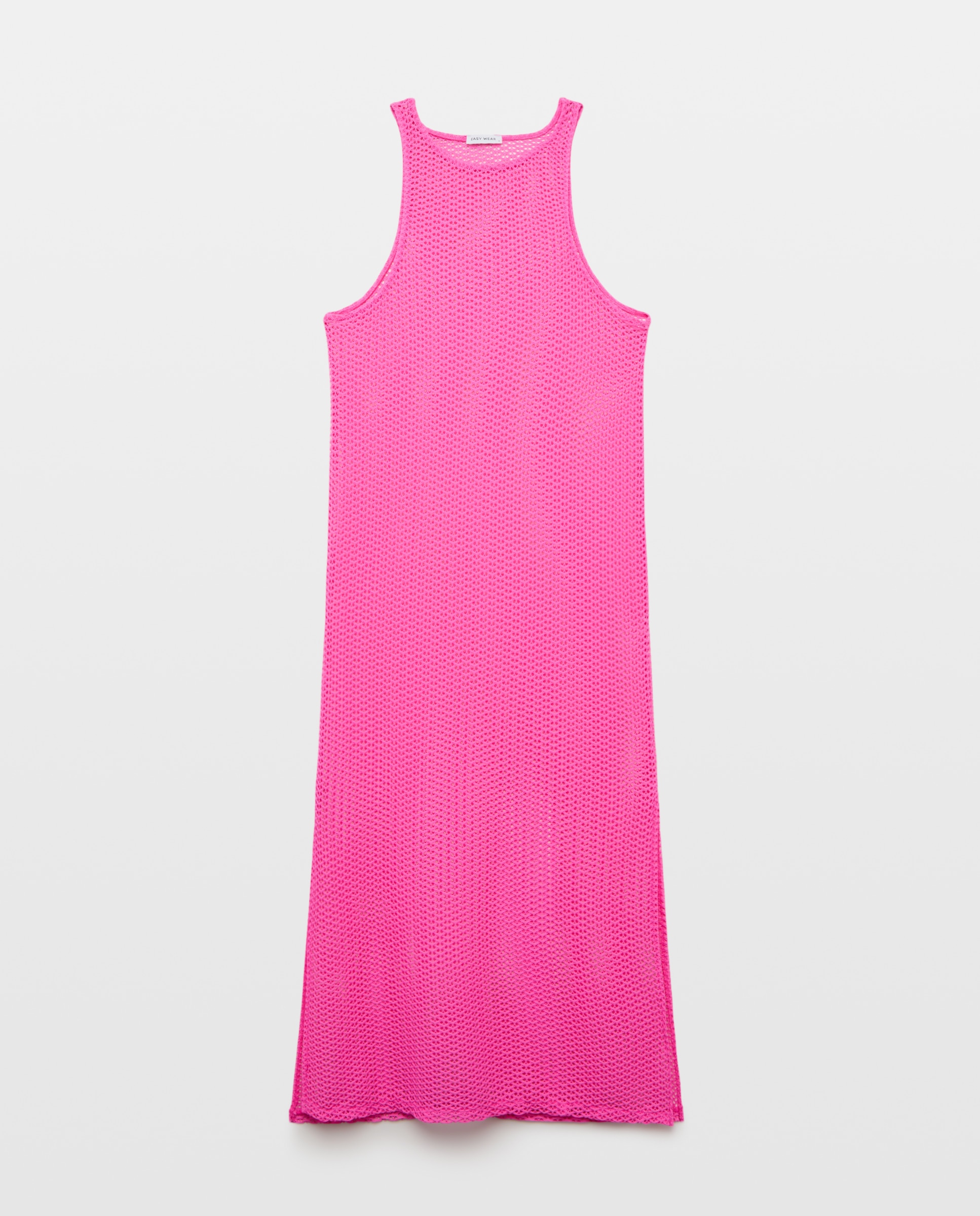 Easy Wear - Vestido largo con redecilla de mujer.