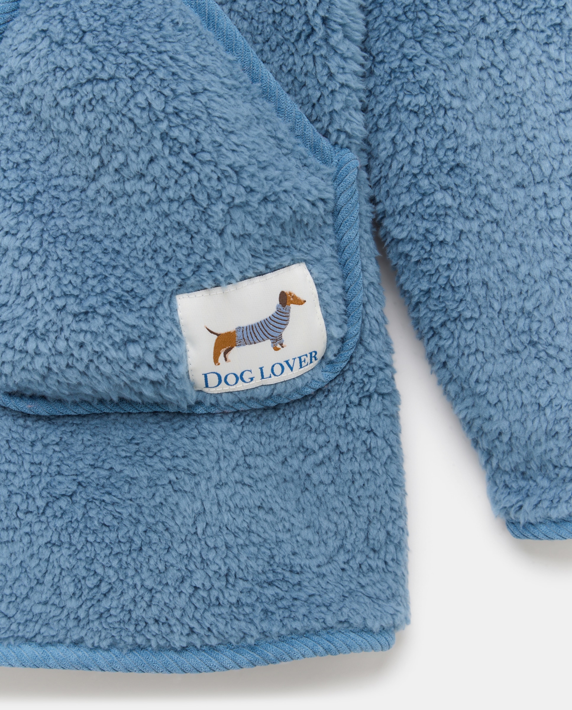 Robe com fecho-éclair Azul Intenso-2