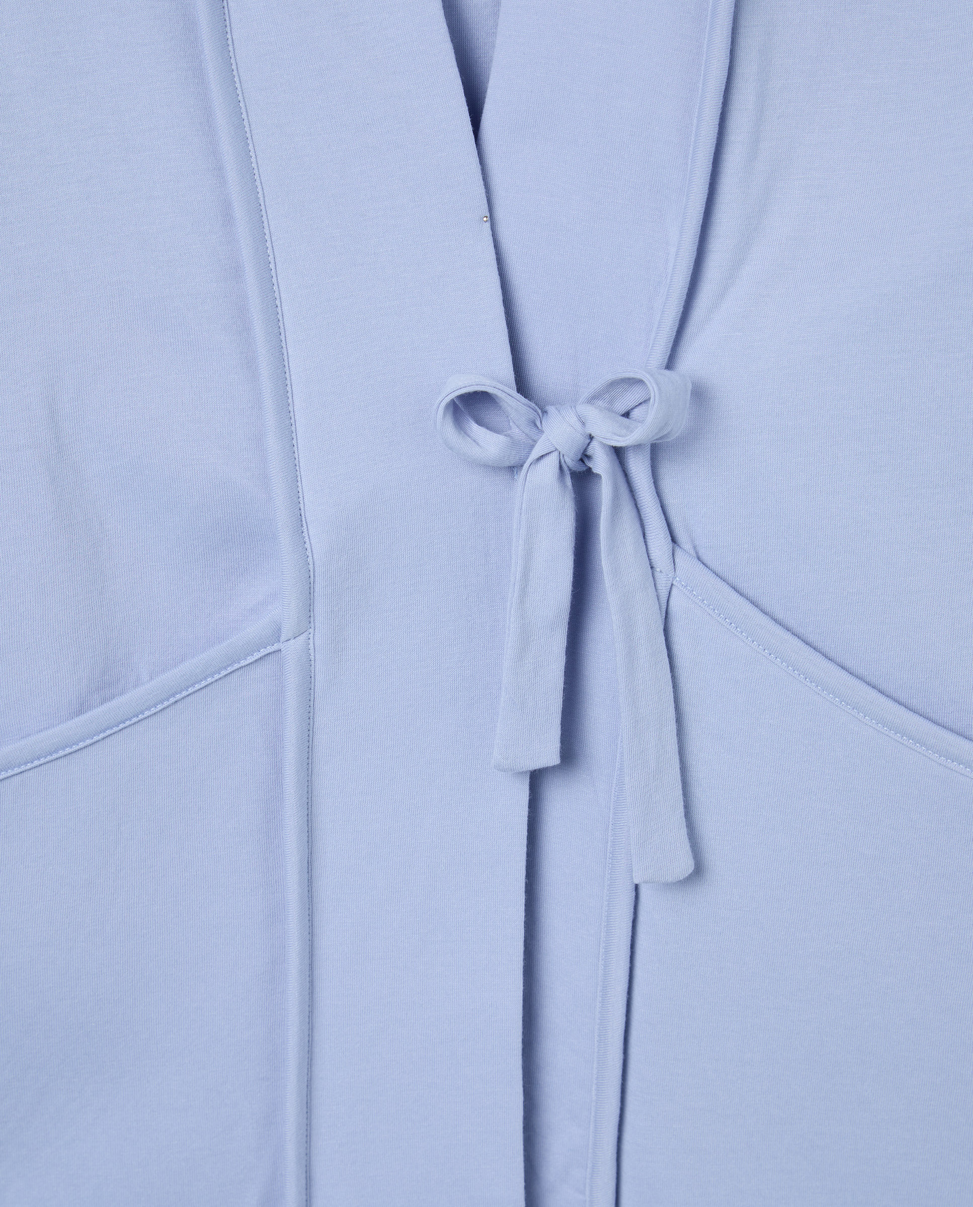 Robe cruzado 410 Azul Claro-5