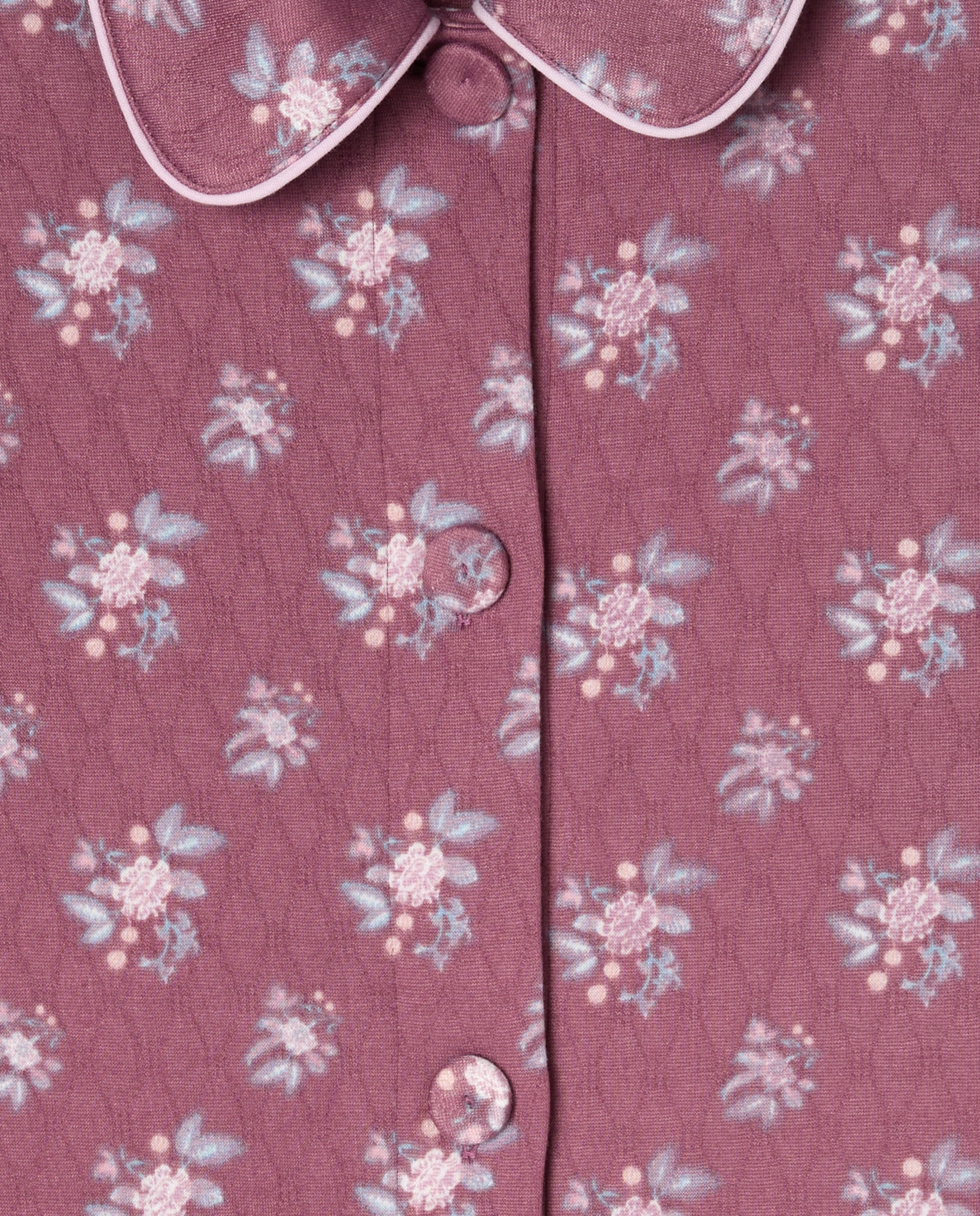 Robe Cruzado com Estampado Floral Rosa-5