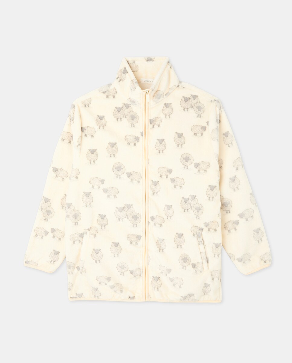 Robe Estampado Branco-4