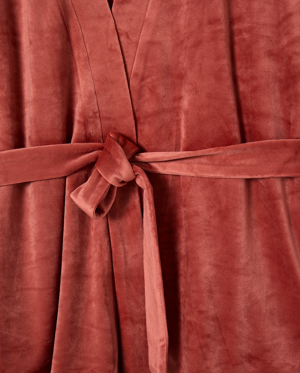 Robe cruzado Açafrão-5