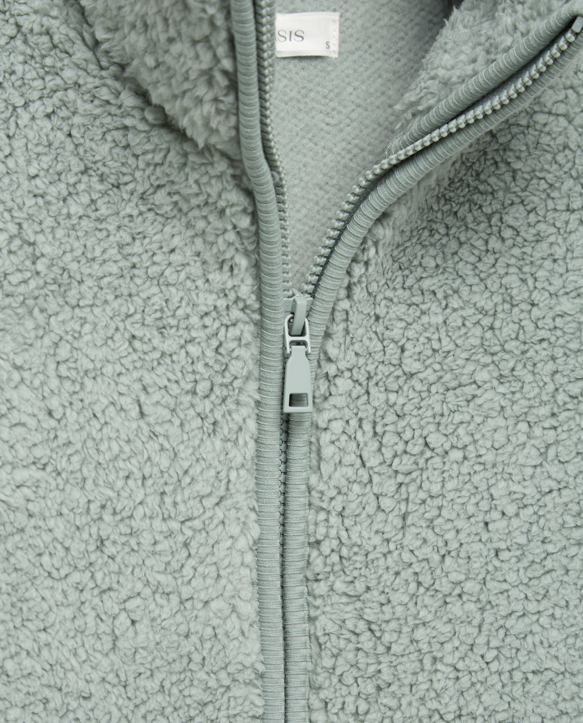Robe com Fecho de Correr e Bolsos 820 Cinzento Médio-5
