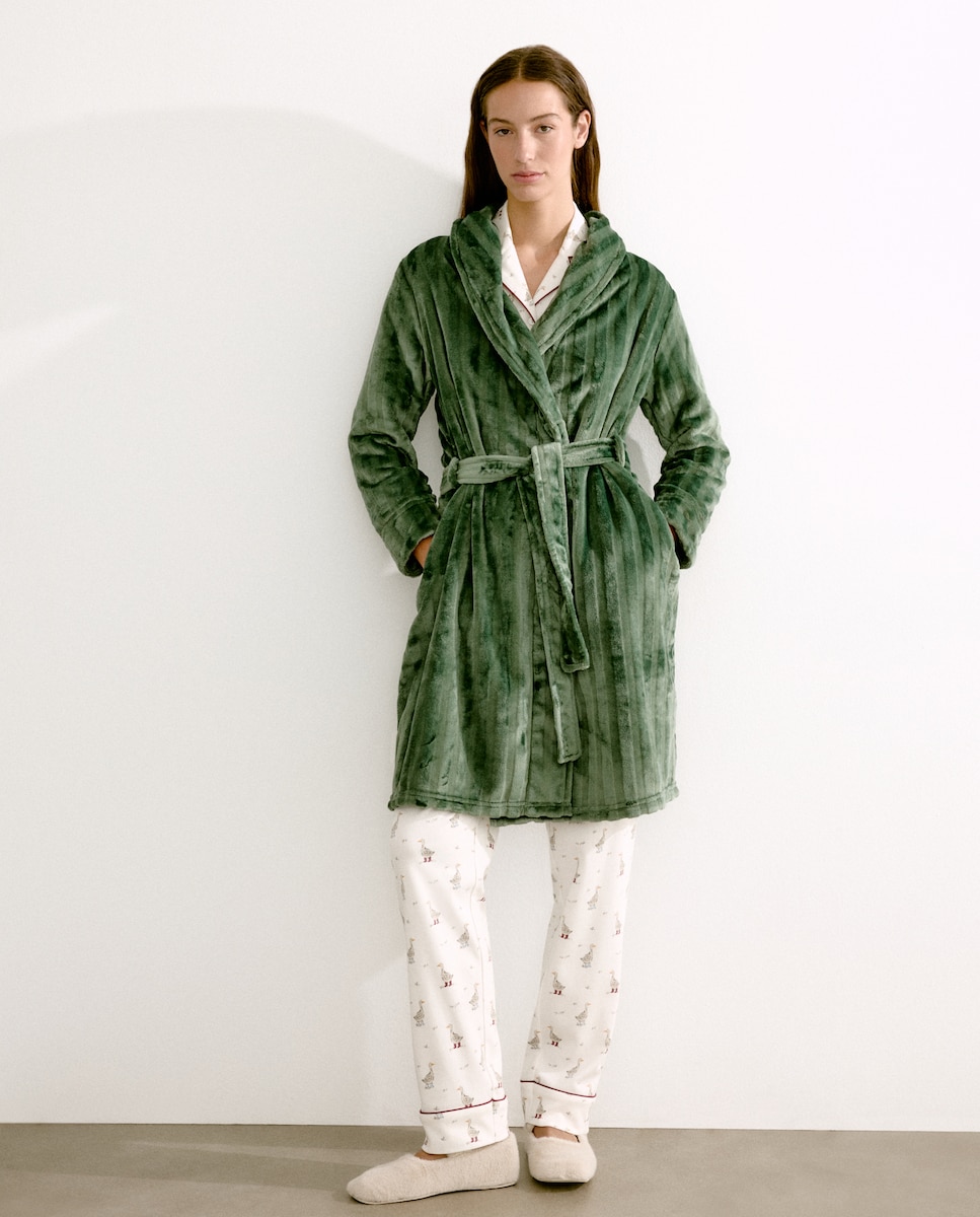 Robe Liso 530 Verde Escuro-1