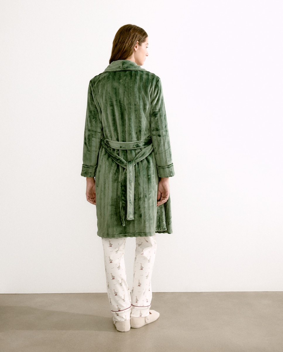 Robe Liso 530 Verde Escuro-2