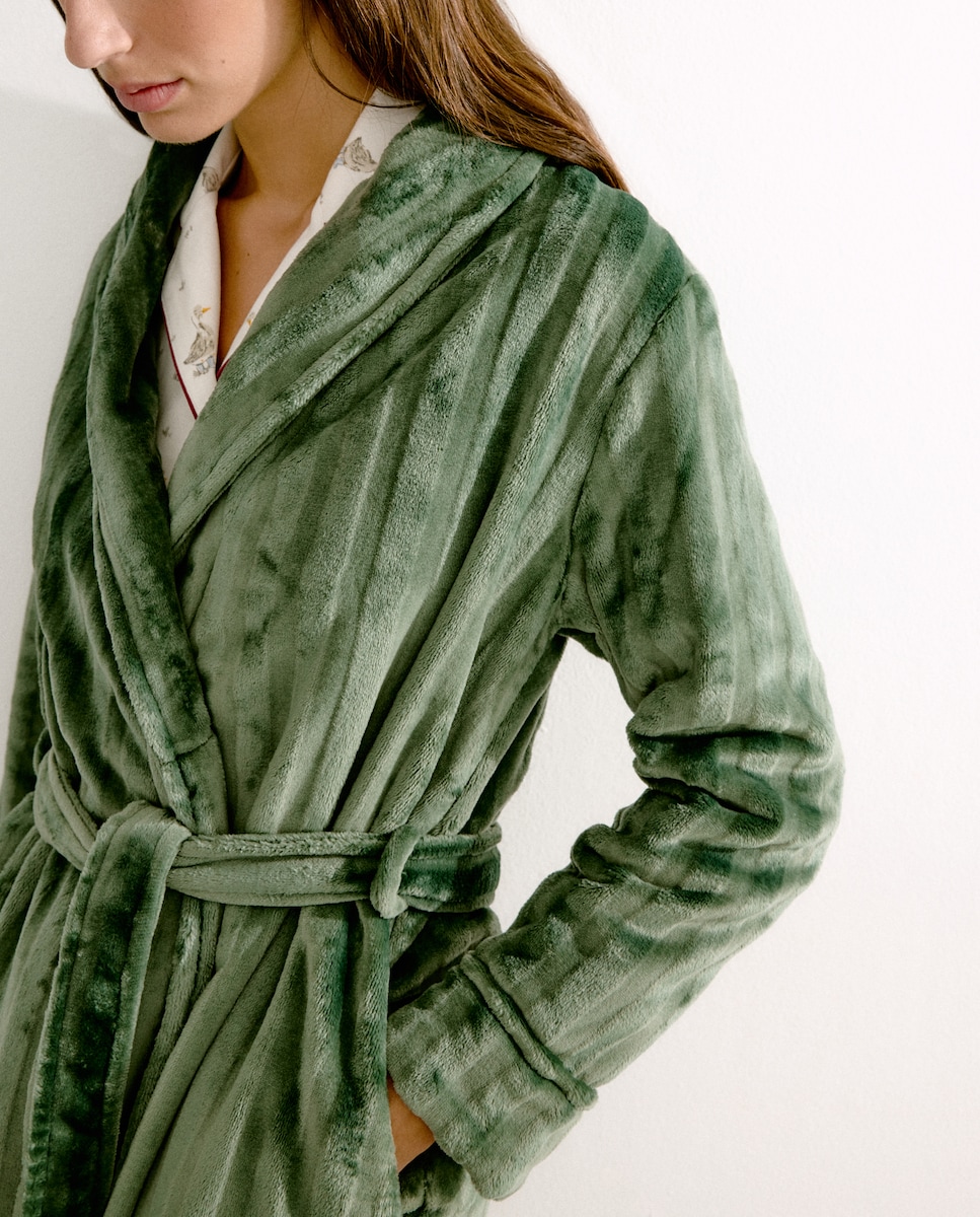 Robe Liso 530 Verde Escuro-3