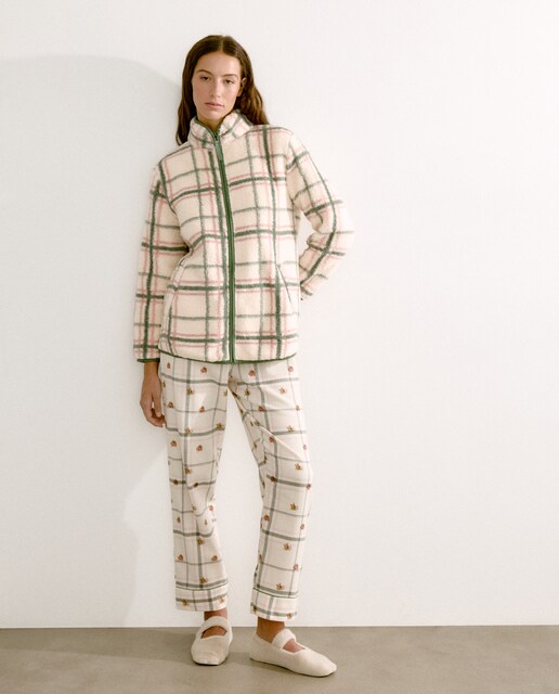 Imagem 0 de Robe aos Quadrados com Fecho de Correr