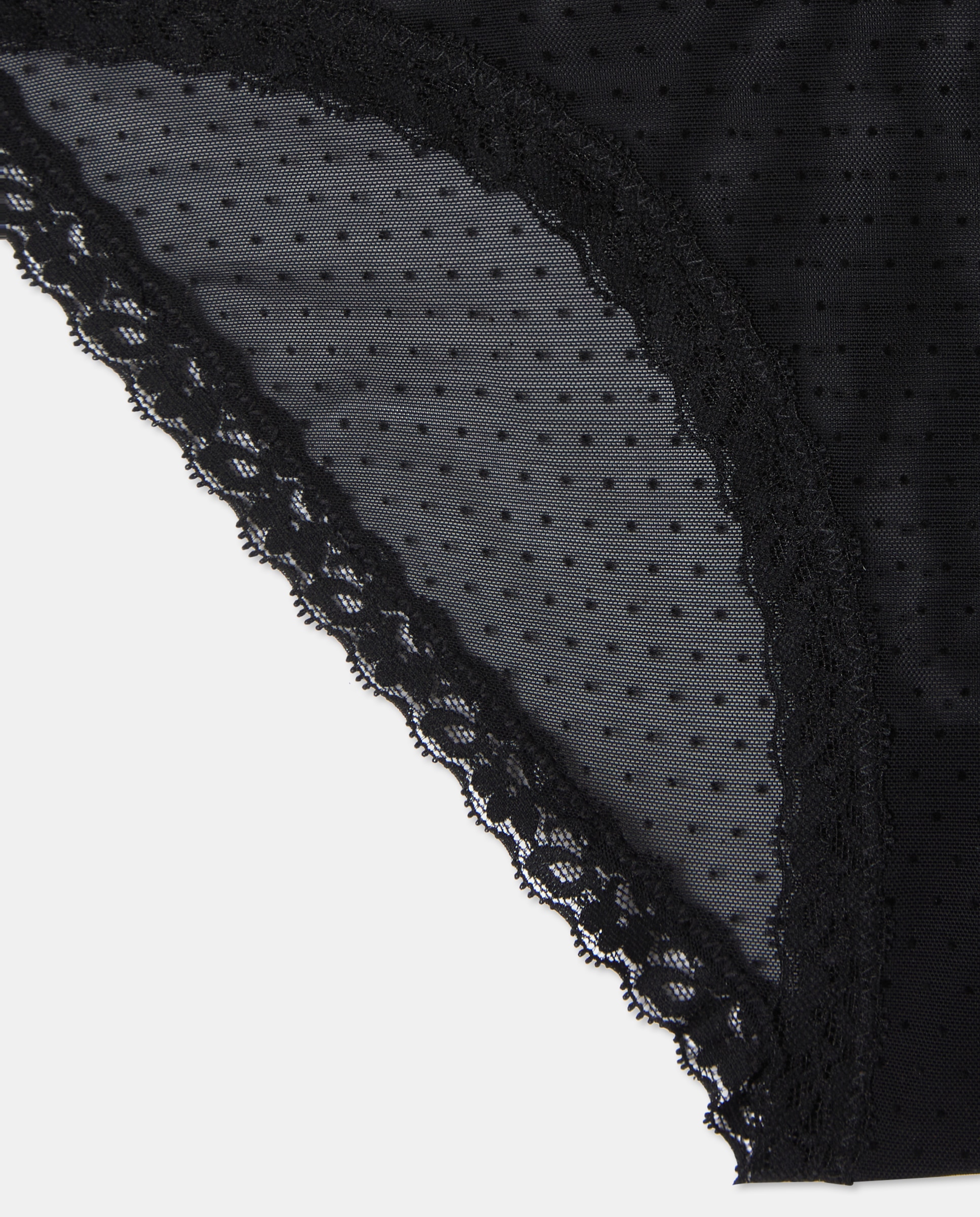 Cueca de plumeti lisa Preto-4