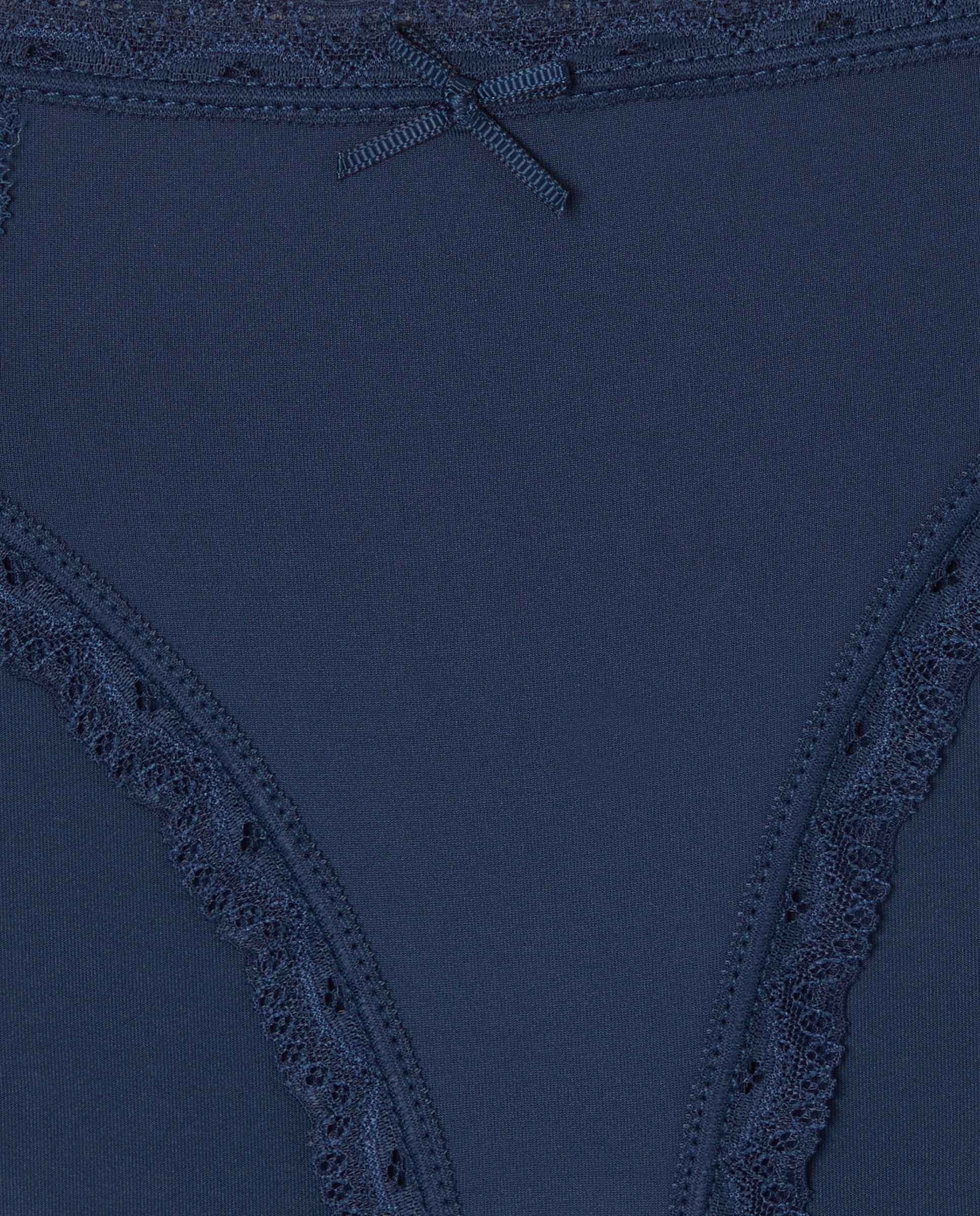 Cueca de microfibra lisa 430 Azul Escuro-4