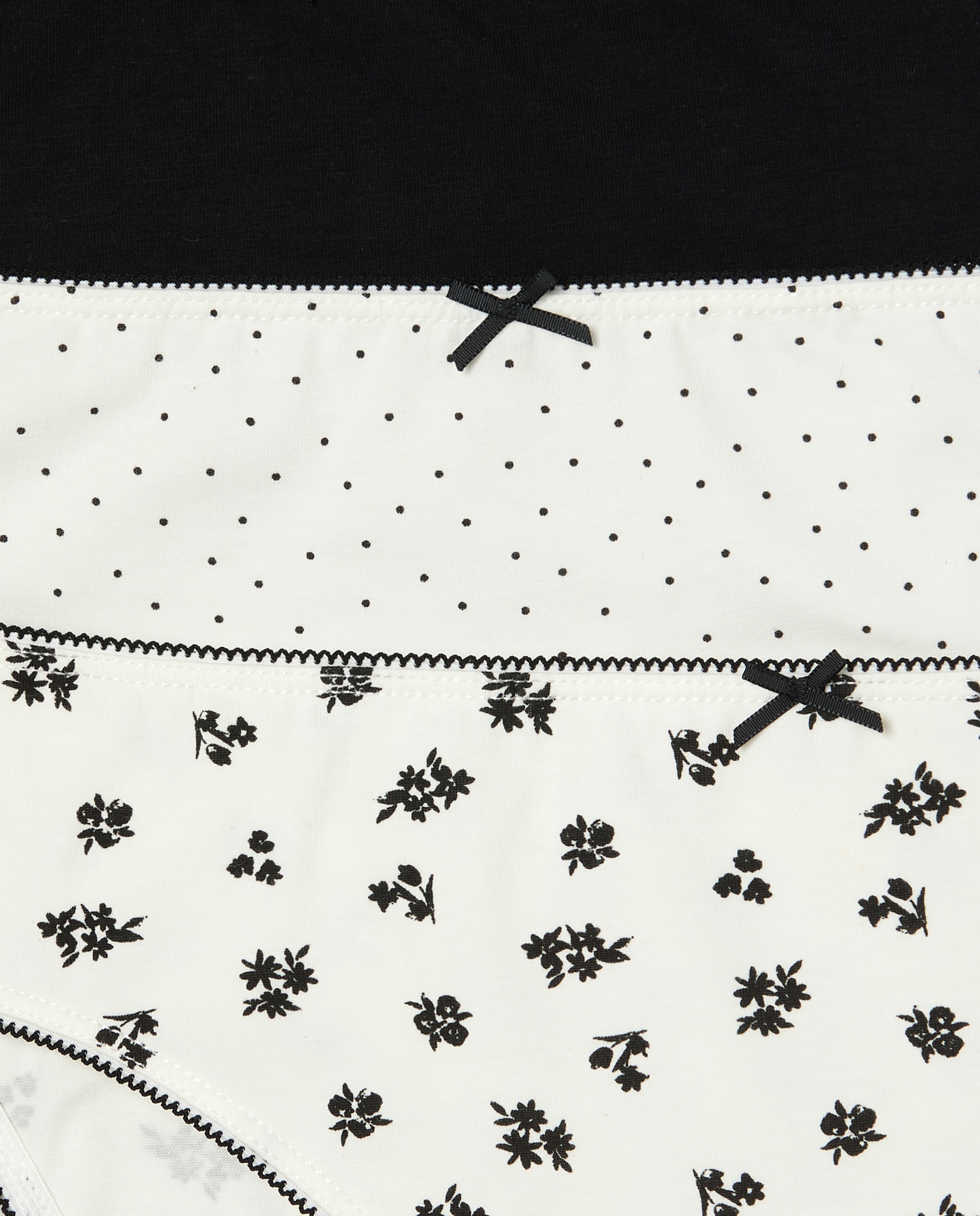 Pack de Três Cuecas de Algodão Preto-6