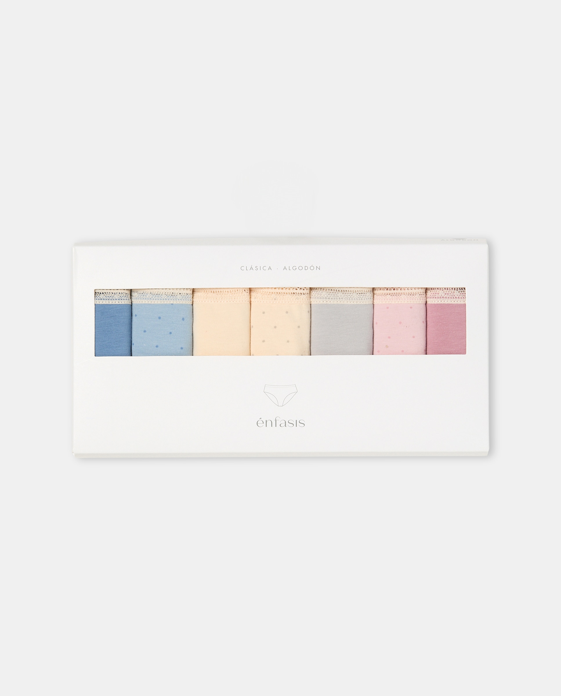 Pack de Sete Cuecas de Algodão Multicolor-5