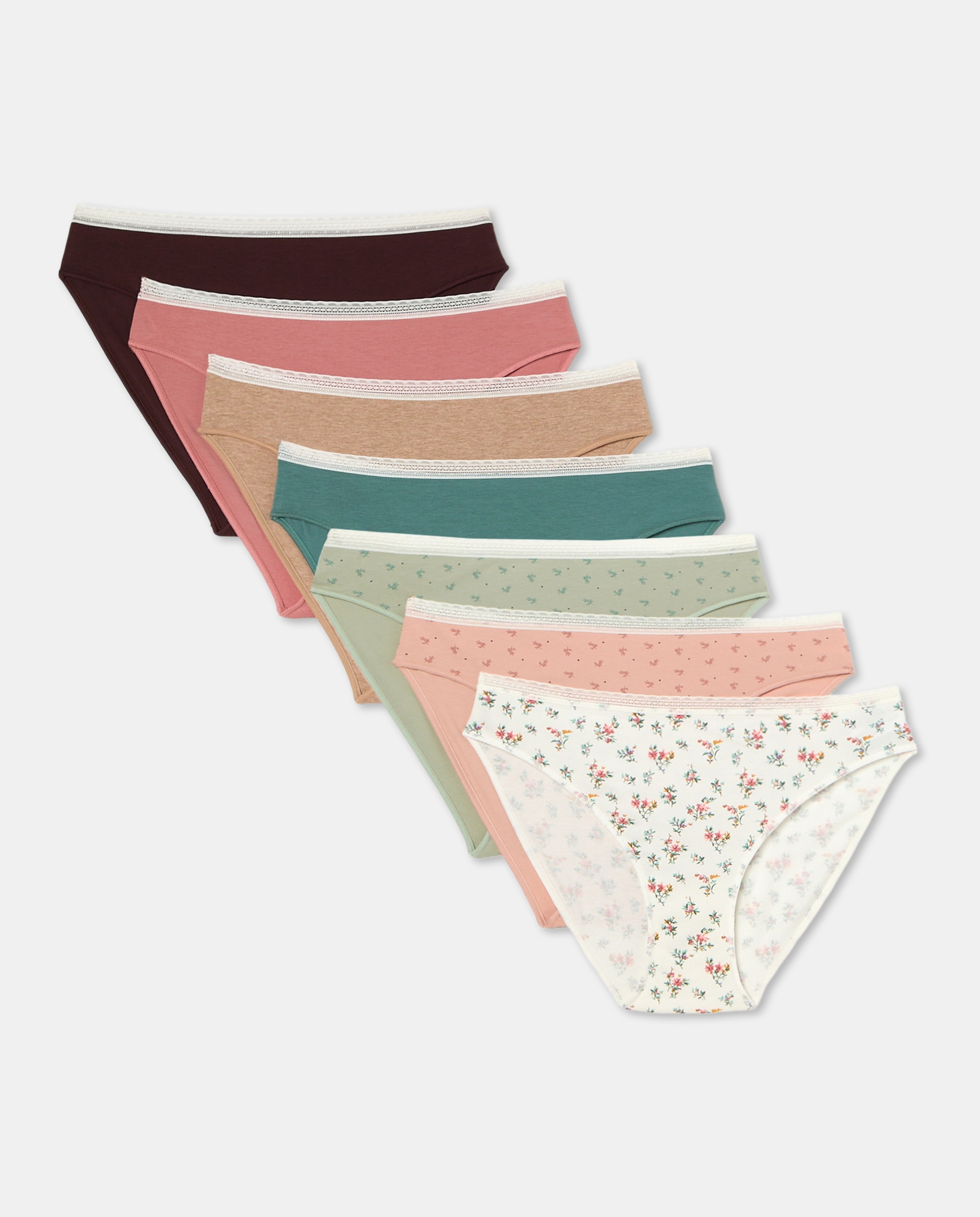 Pack de Sete Cuecas de Algodão Multicolor-3