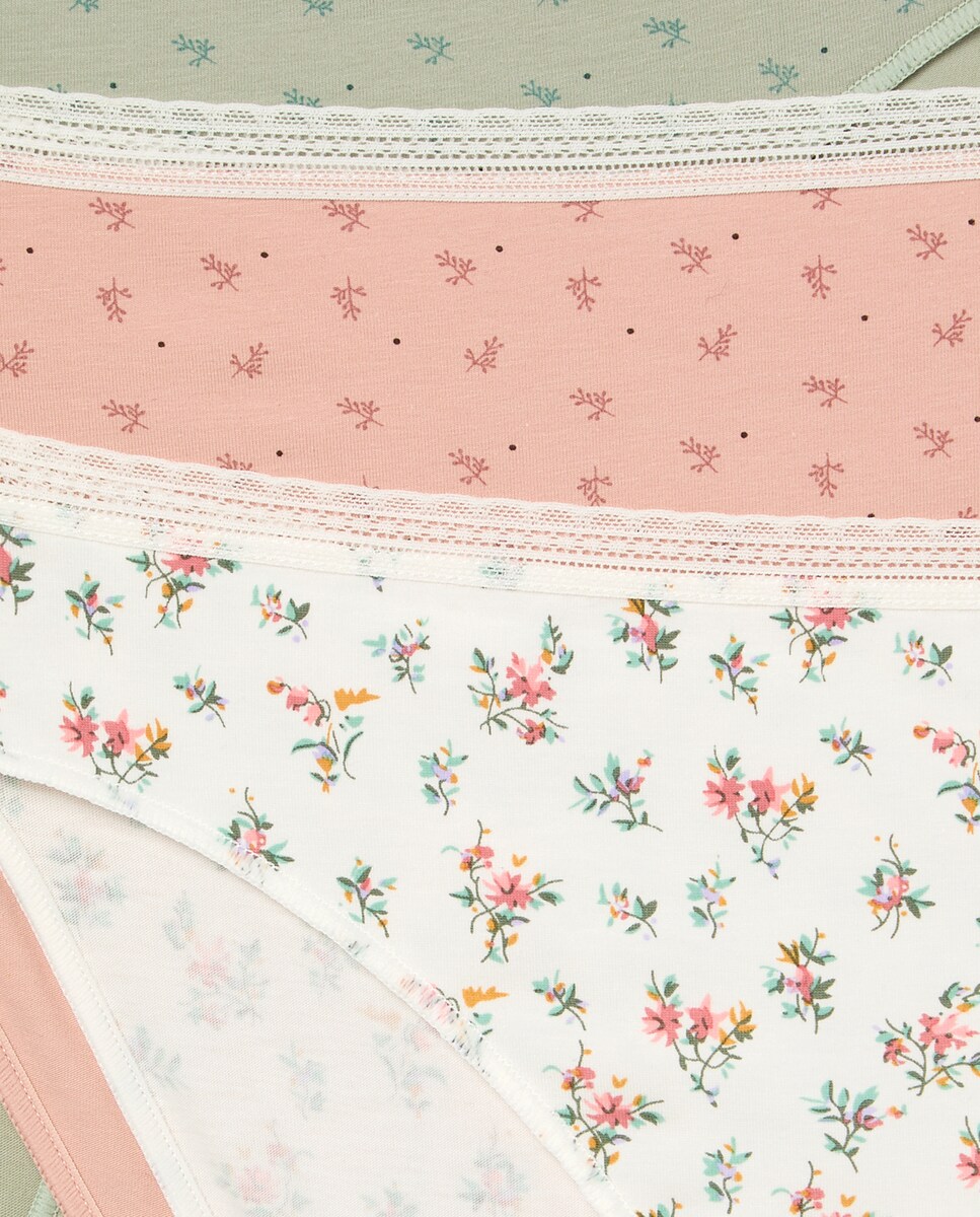 Pack de Sete Cuecas de Algodão Multicolor-4