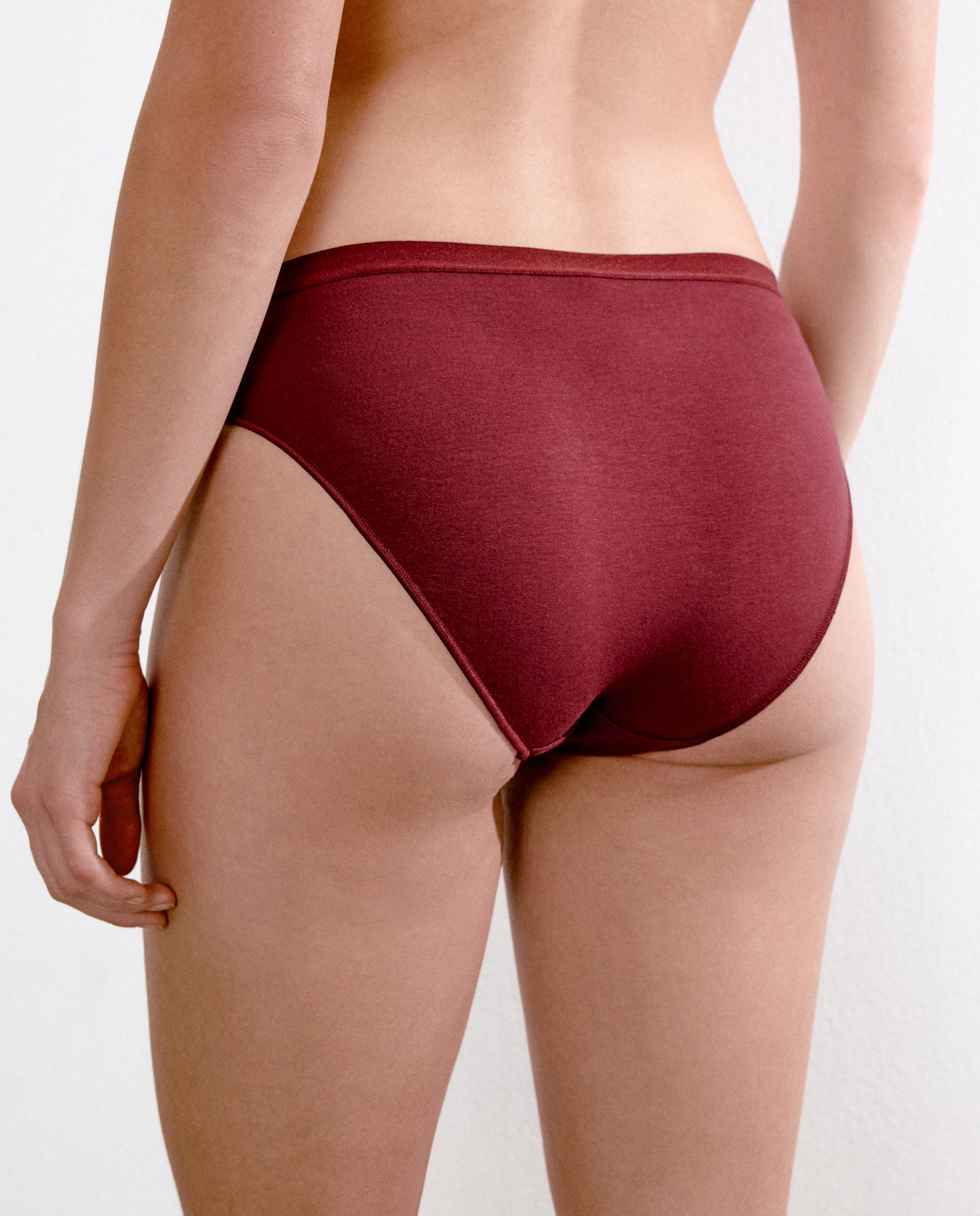 Pack de Sete Cuecas de Algodão Rosa-2