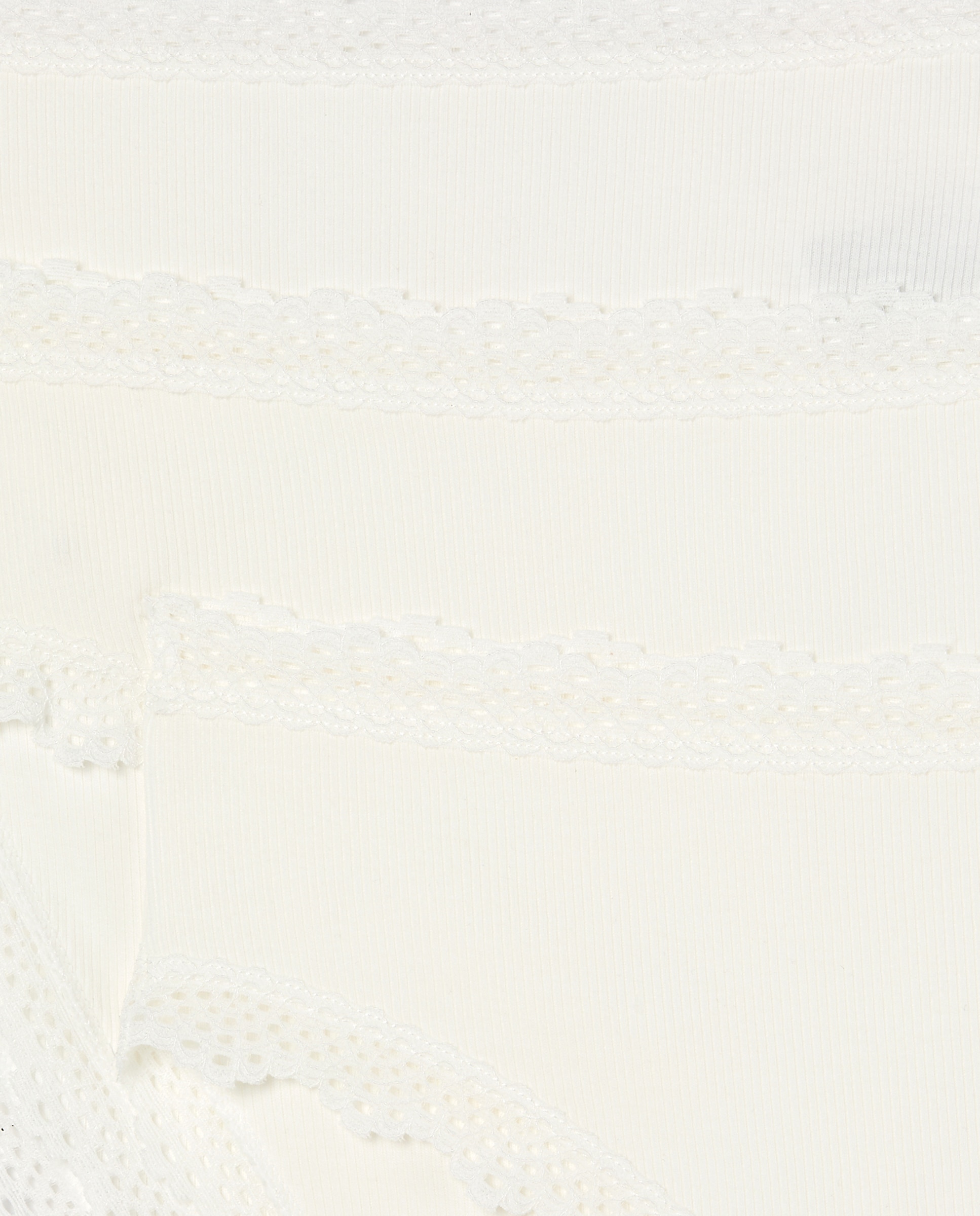 Pack de tres bragas RIB - Énfasis - Blanco roto Blanco roto-4