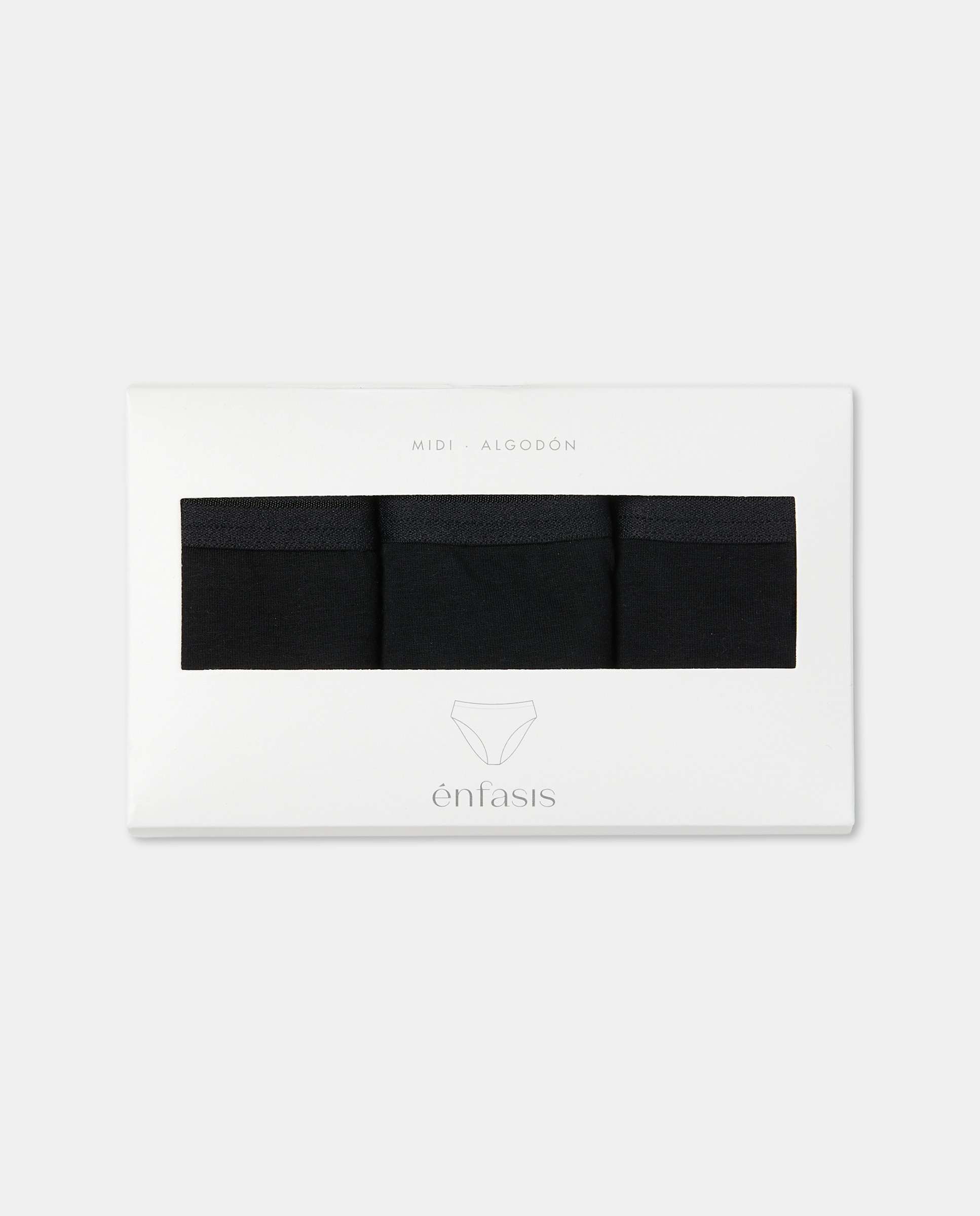 Pack de Três cuecas RIB Preto-5