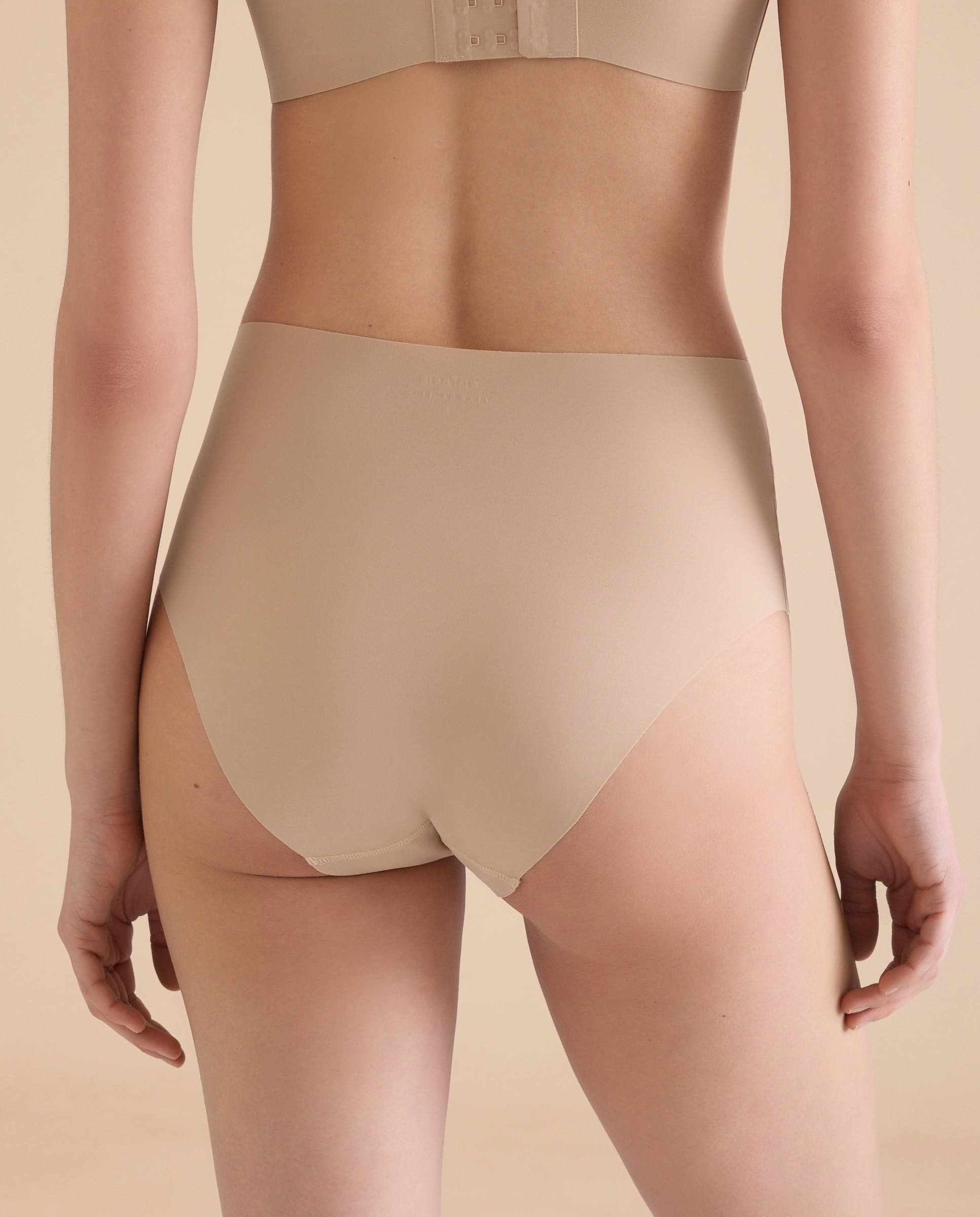 Braga cintura alta invisible de mujer - Énfasis - Beige Beige-3