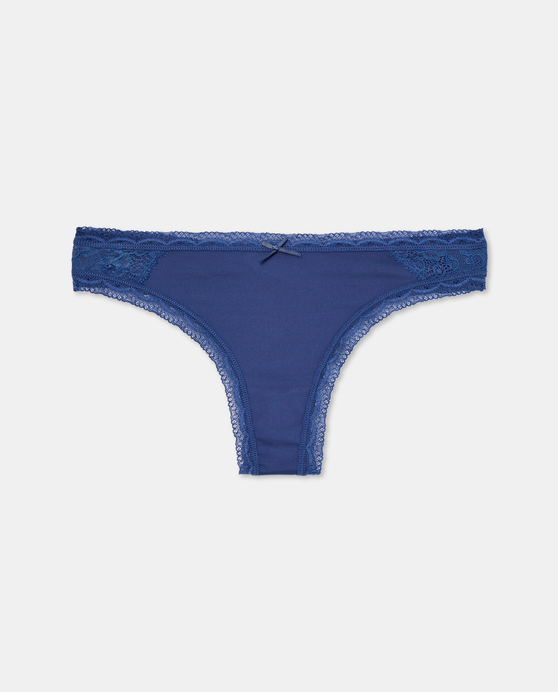 Tanga de microfibra 430 Azul Escuro-3