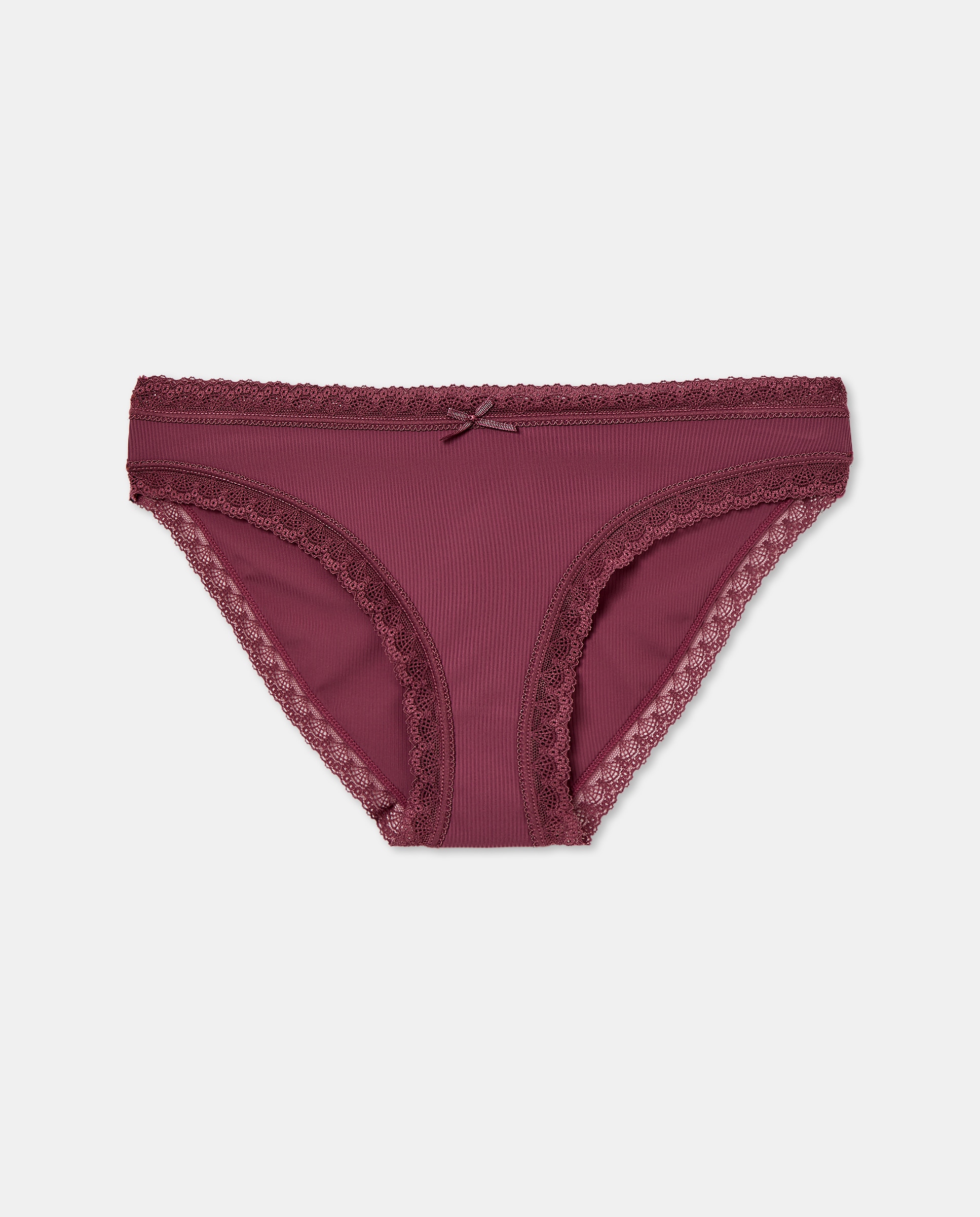 Cueca de microfibra Bordeaux-3