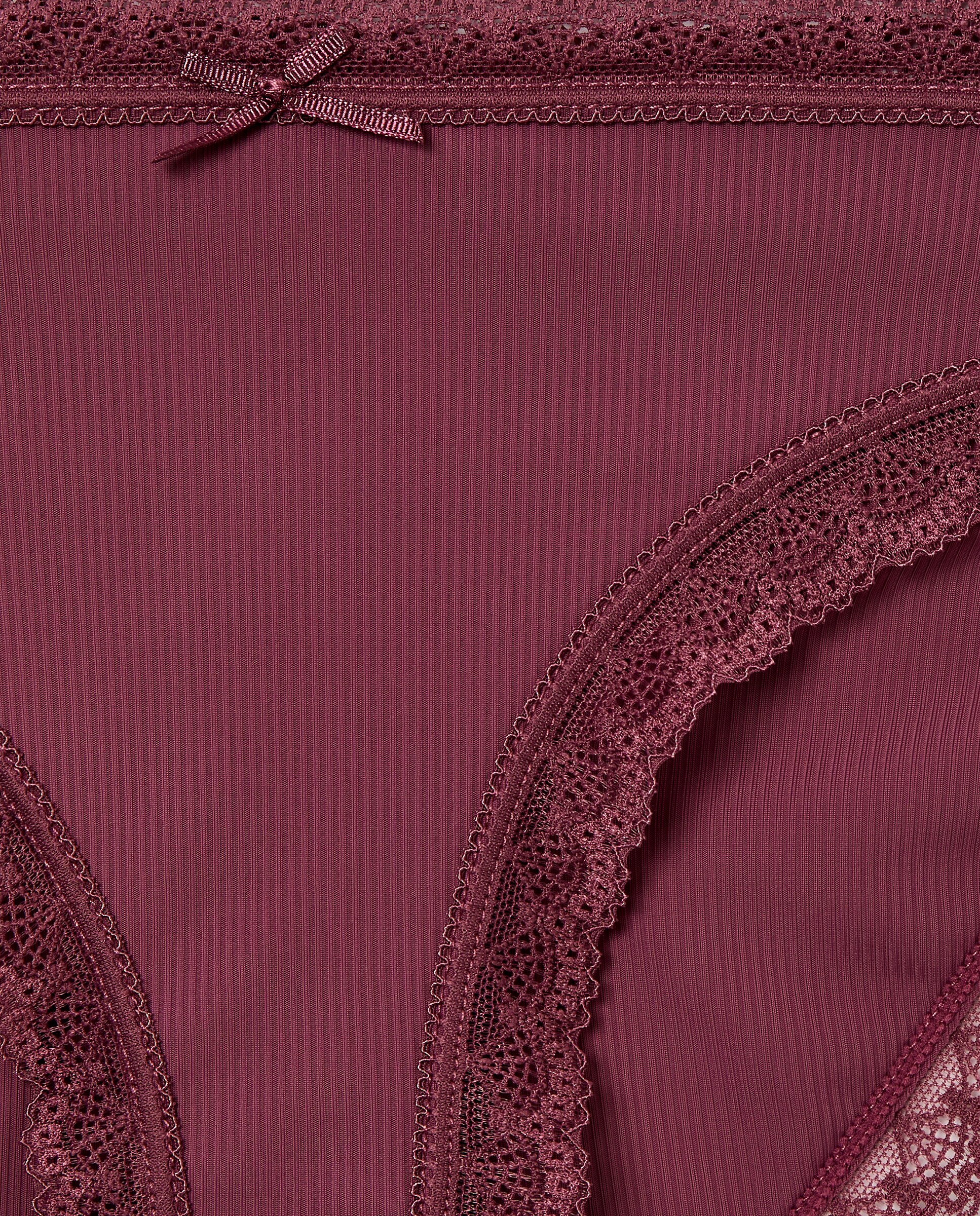 Cueca de microfibra Bordeaux-4