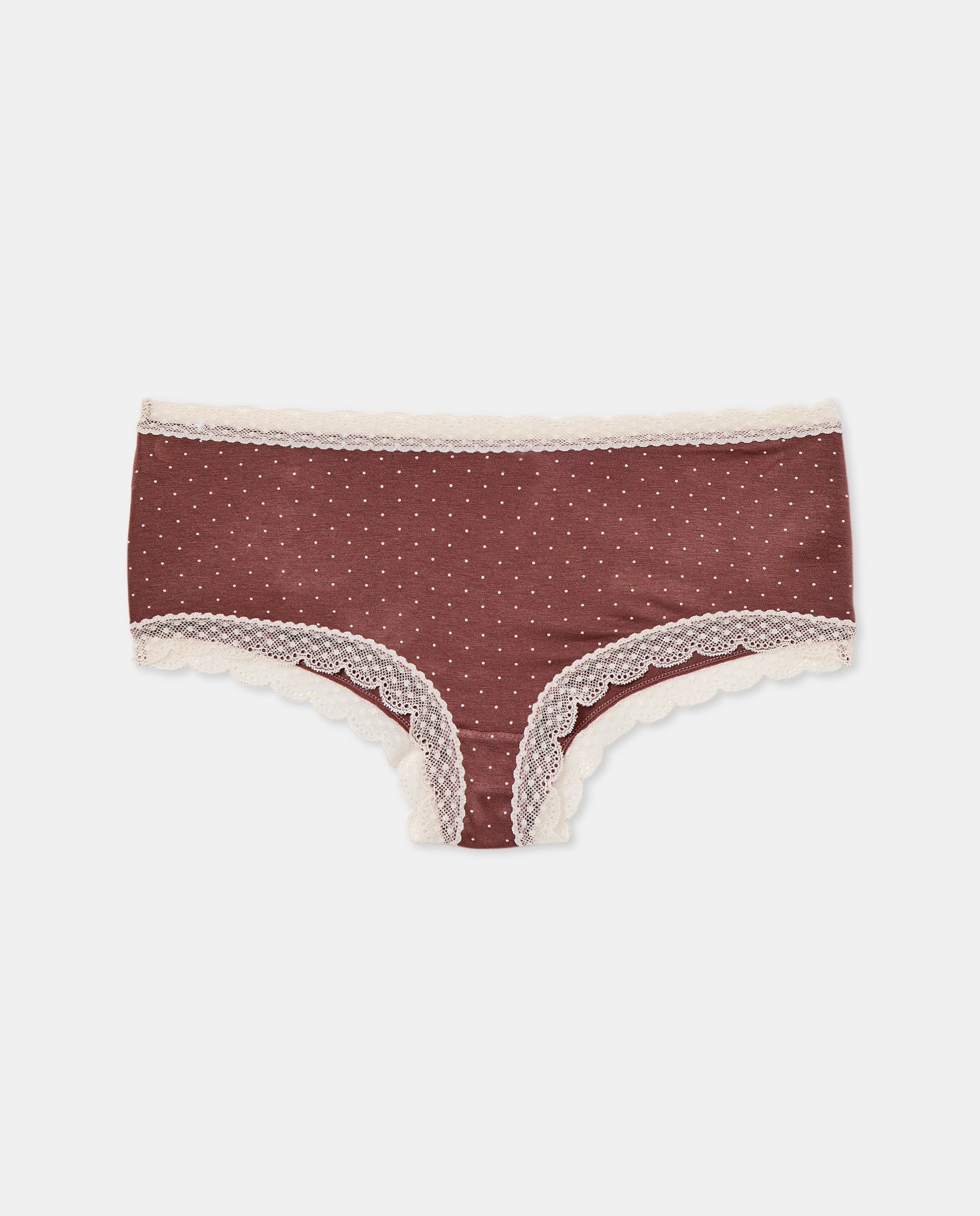Culottes de Modal Castanho-3