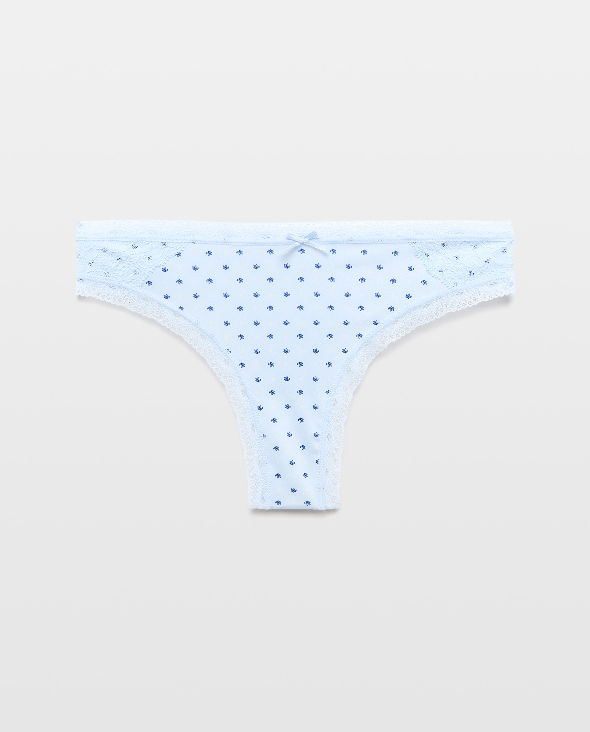 Tanga estampada Azul-3