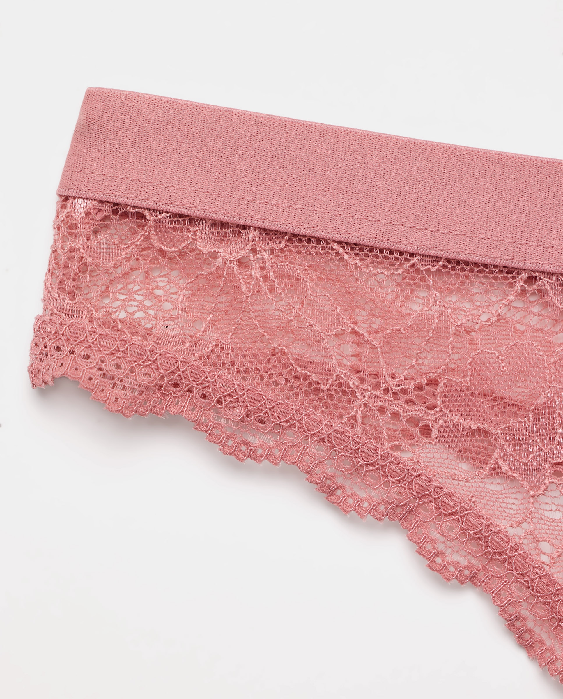 Tanga de renda 200 Rosa-4