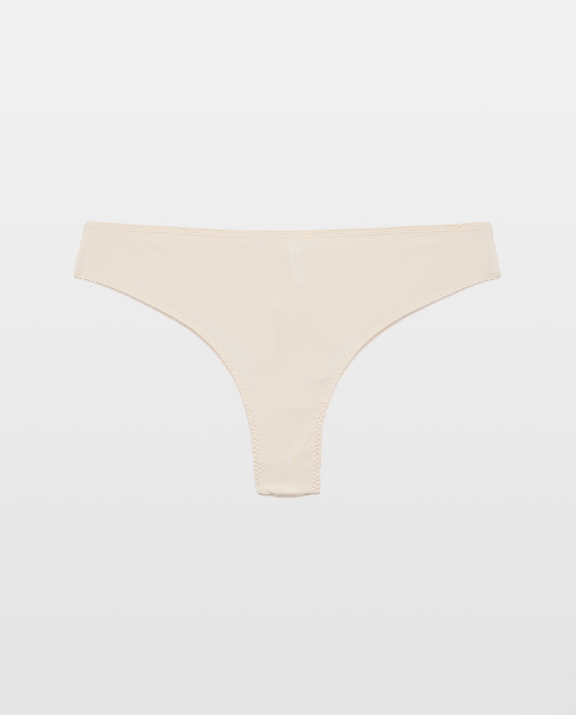 Cueca Tipo Brasileira de Cetim 150 Baunilha-3