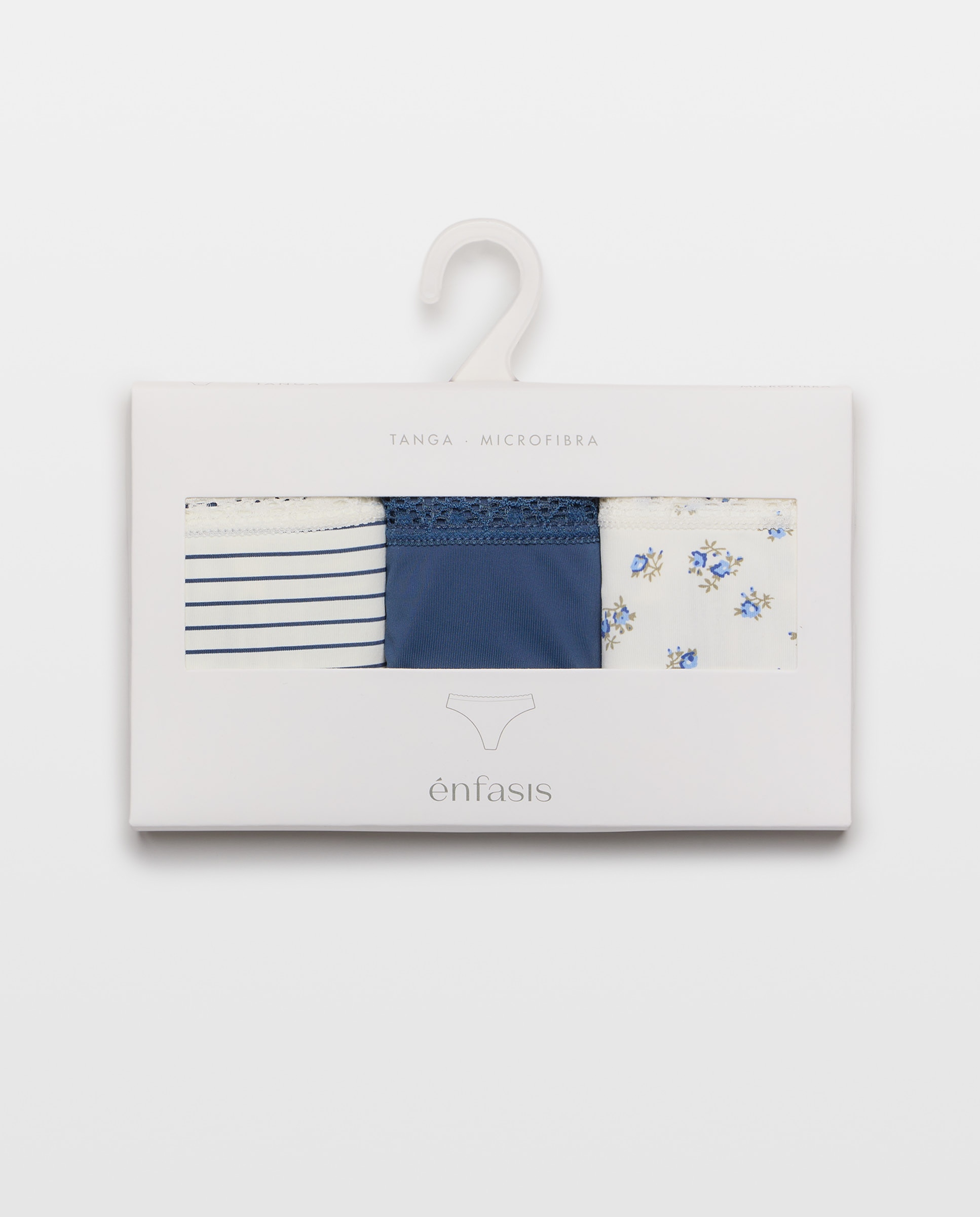 Pack de 3 Cuecas com Detalhe de Elástico Azul-marinho-6