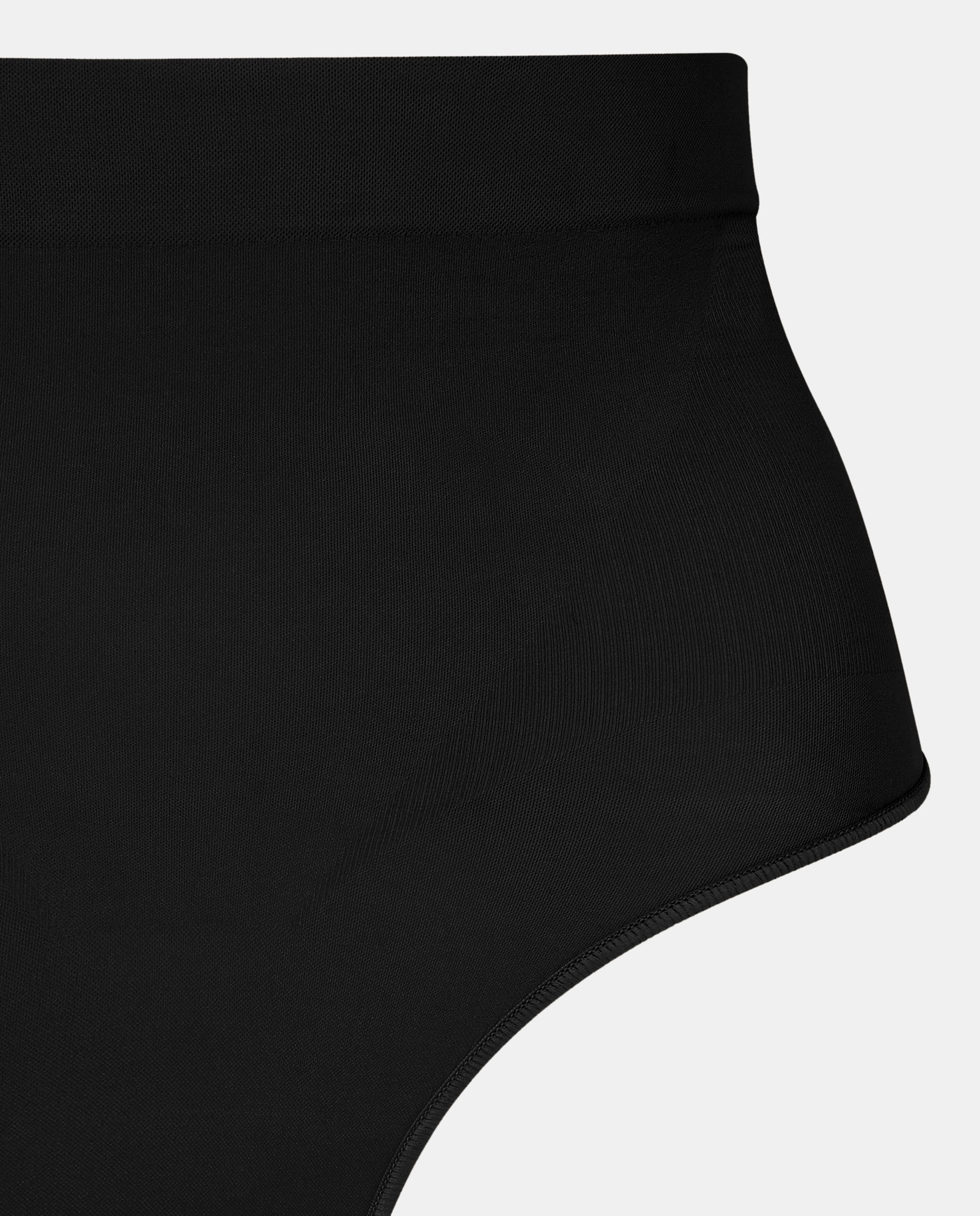 Tanga de mujer moldeadora sin costuras - Énfasis - Negro Negro-5