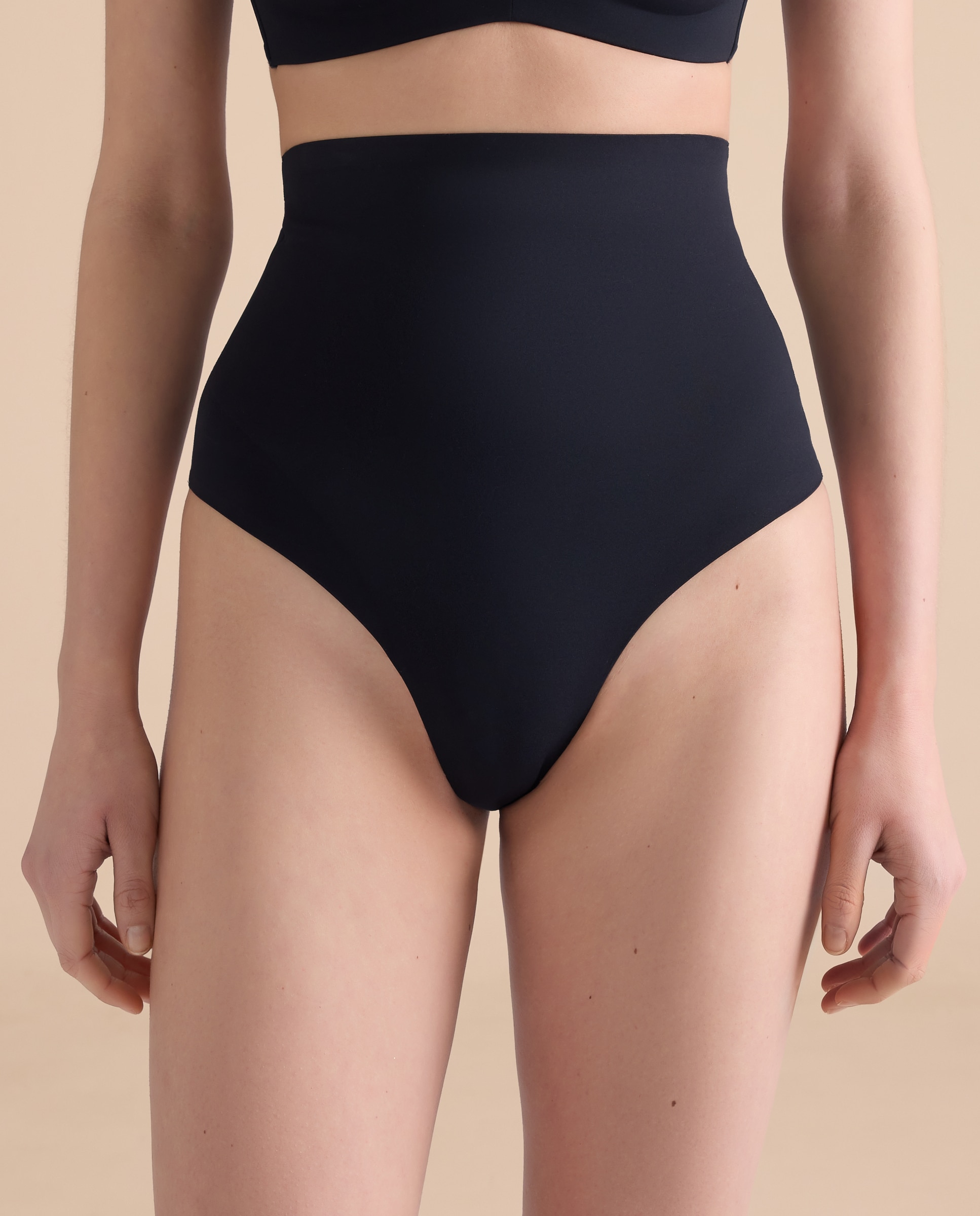 Tanga de mujer moldeadora - Énfasis - Negro Negro-2