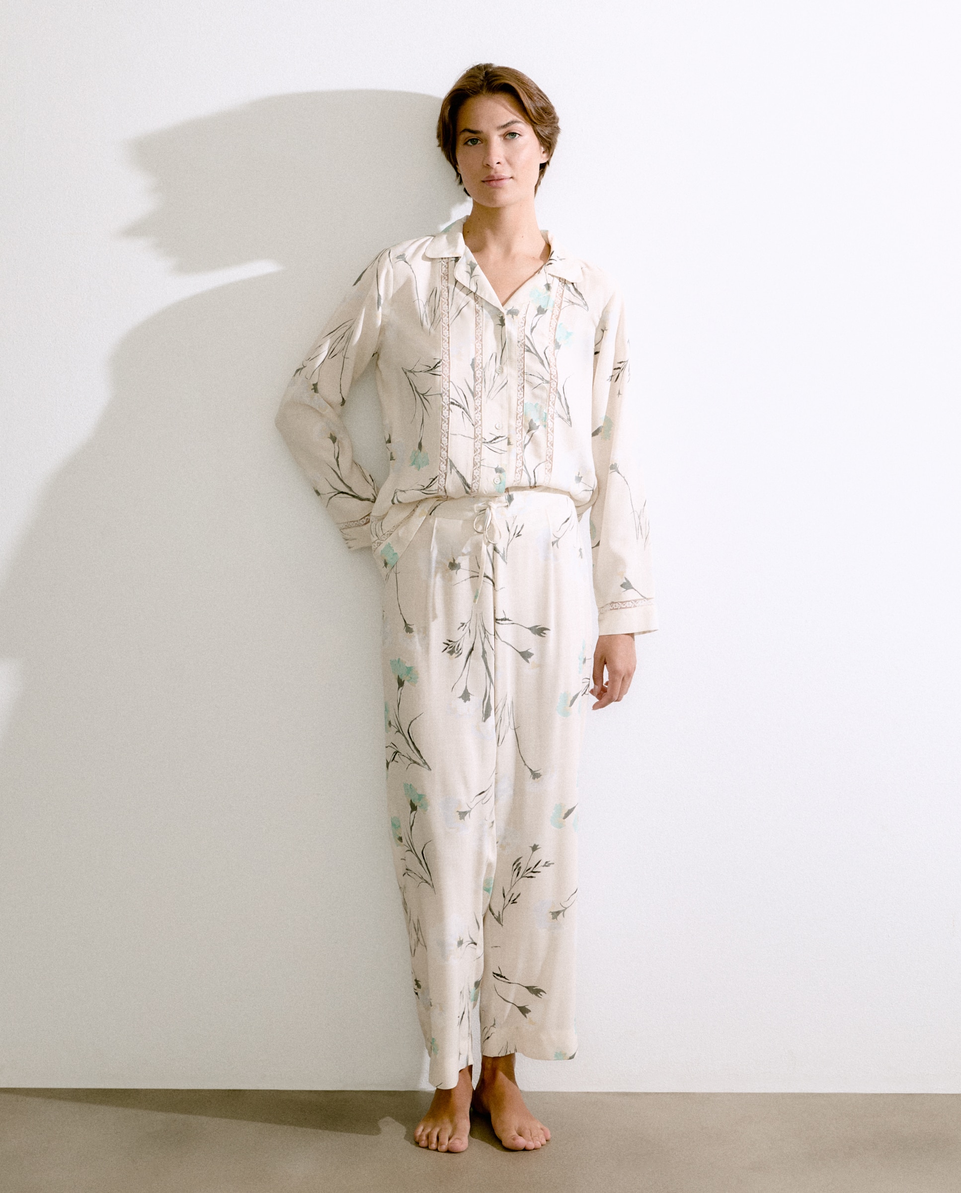 Pijama Camiseiro Amarelo-1