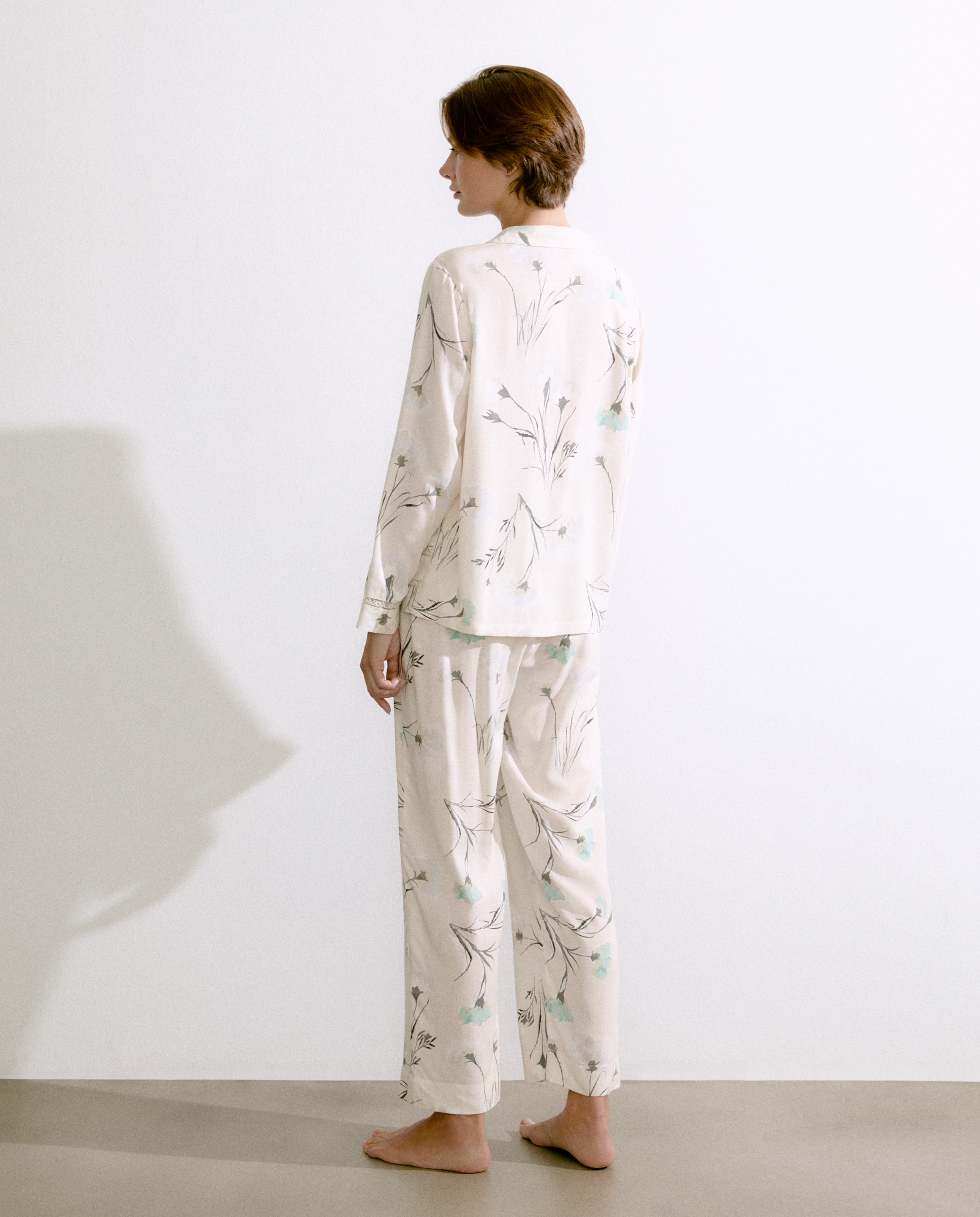 Pijama Camiseiro Amarelo-3