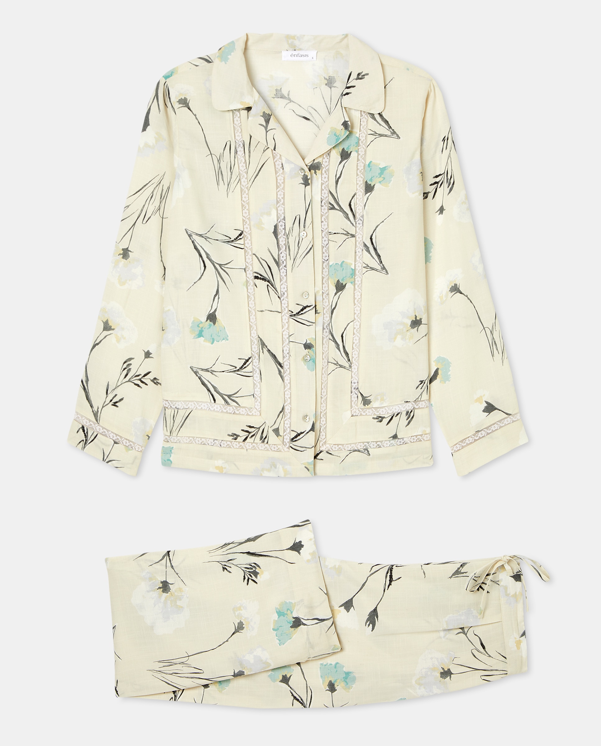 Pijama Camiseiro Amarelo-4