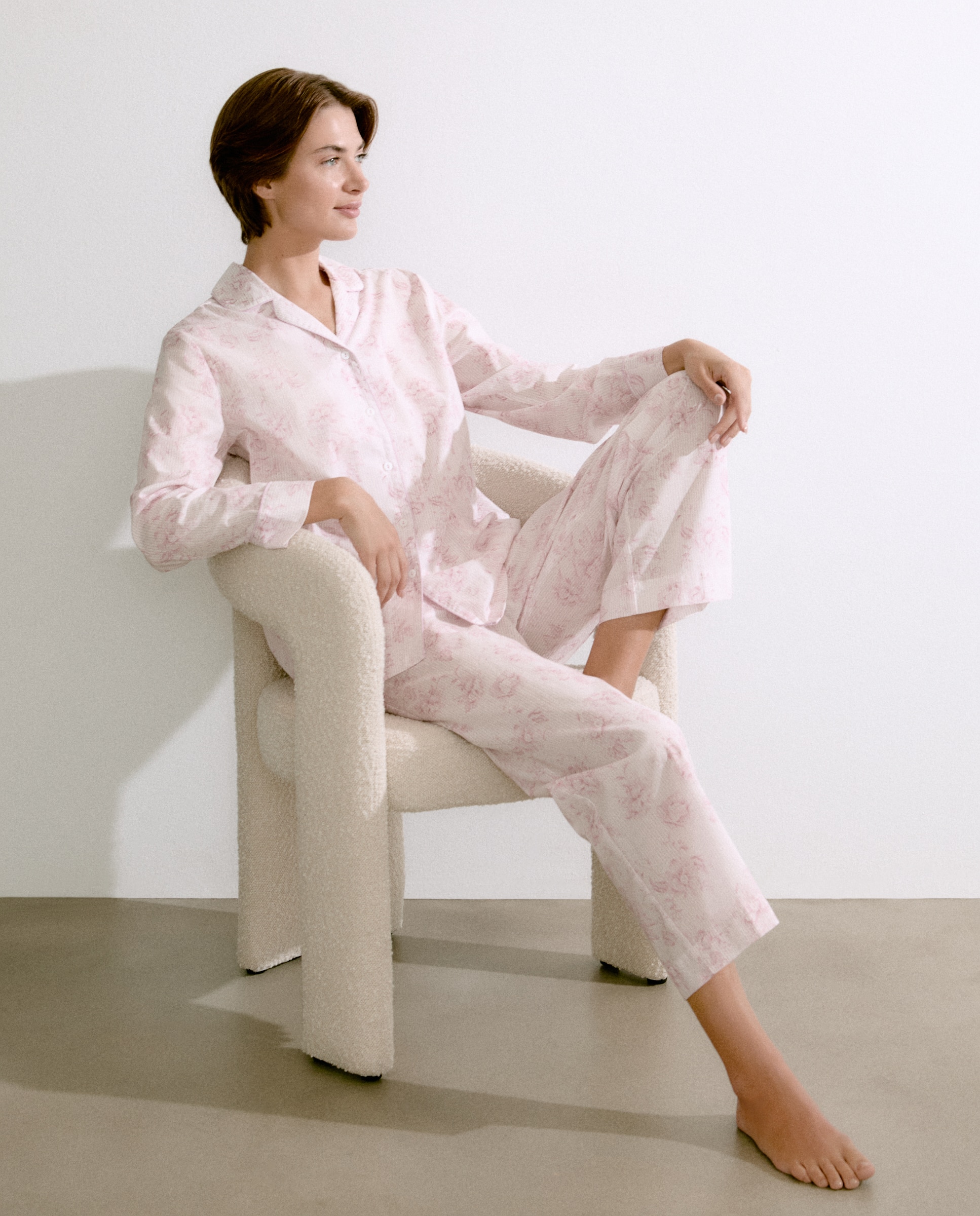 Pijama Camiseiro Rosa-1