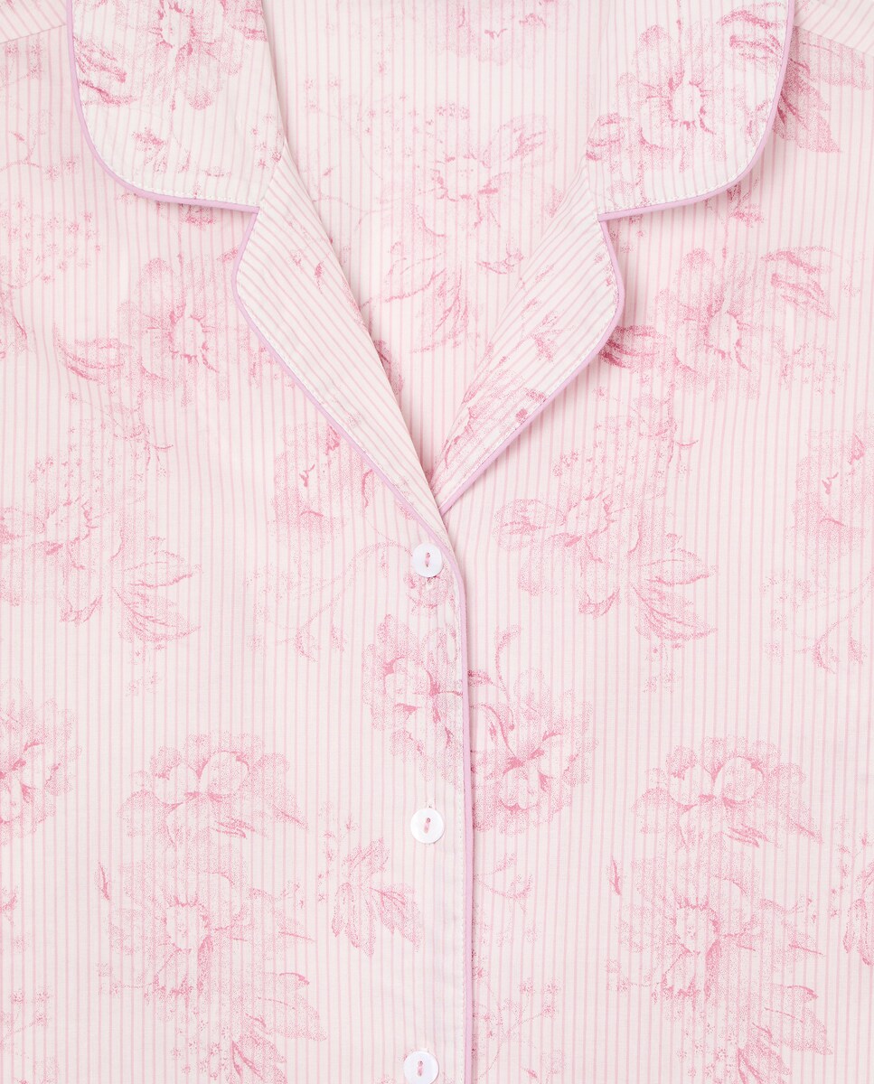 Pijama Camiseiro Rosa-4