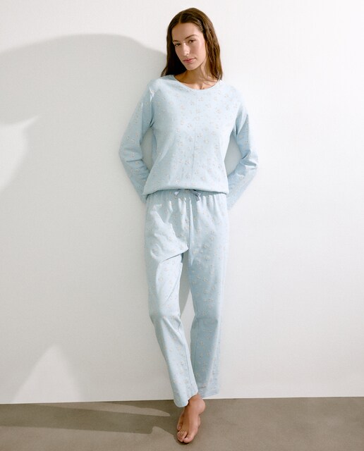 Imagem 0 de Pijama com estampado floral