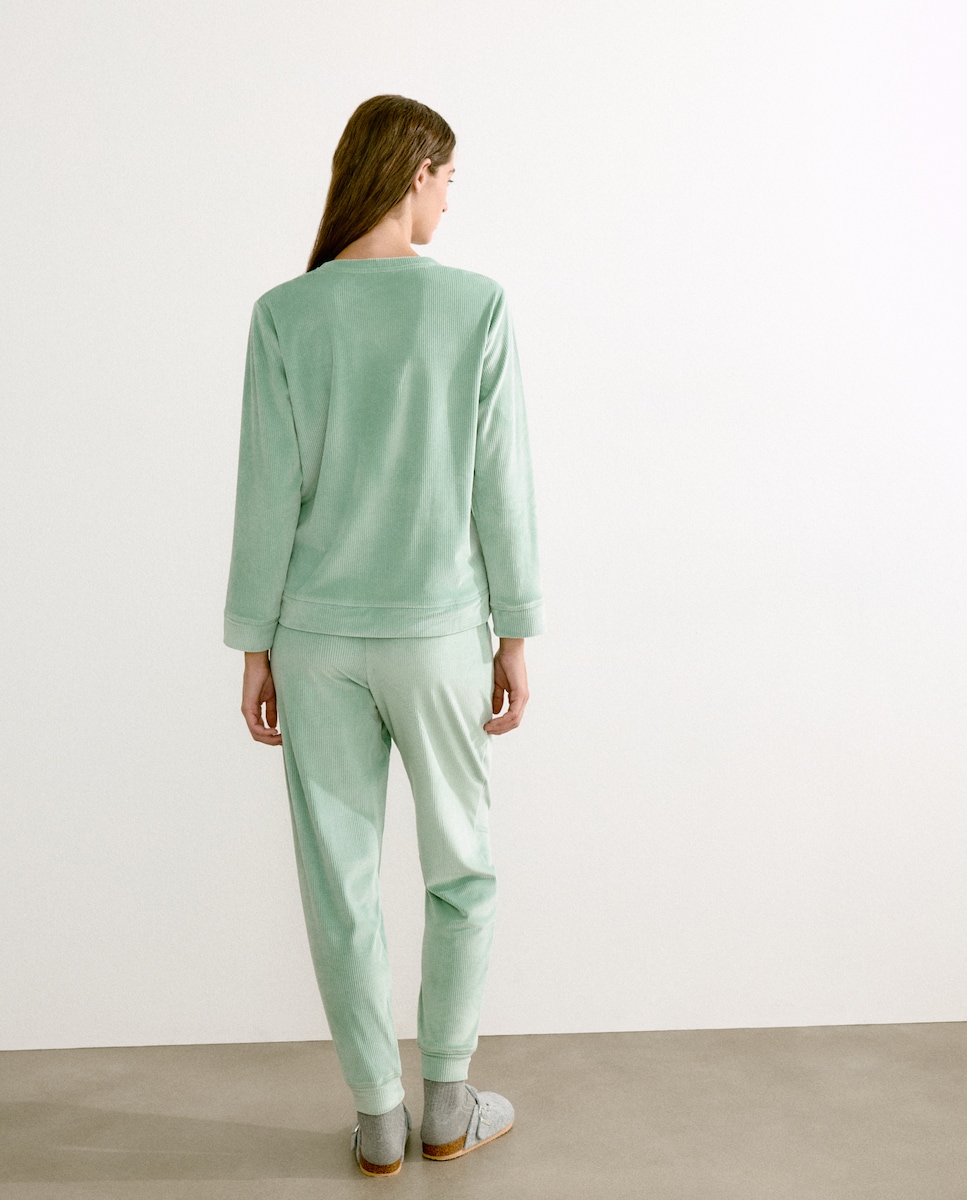 Pijama Liso Sabão-2