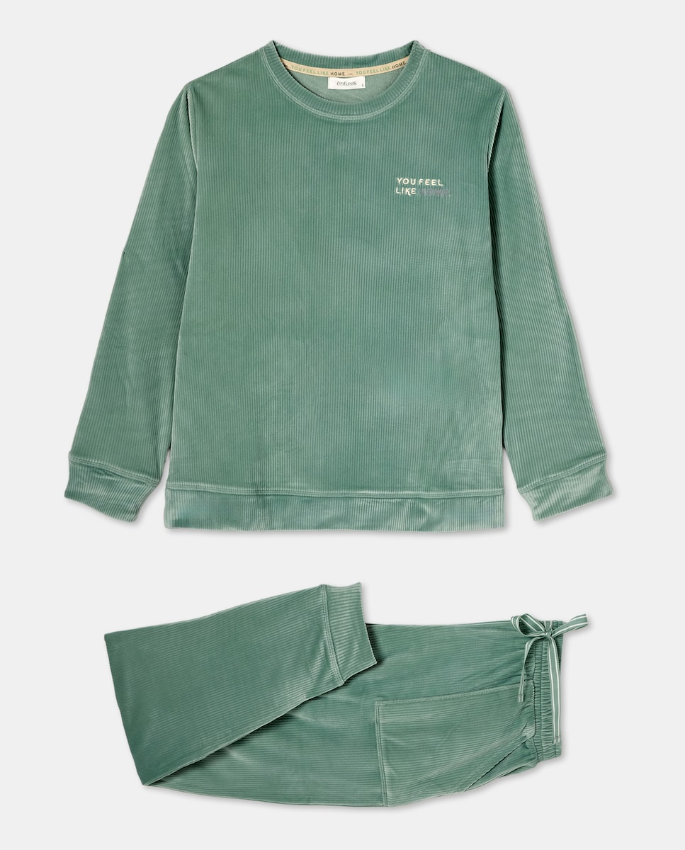 Pijama Liso Sabão-4