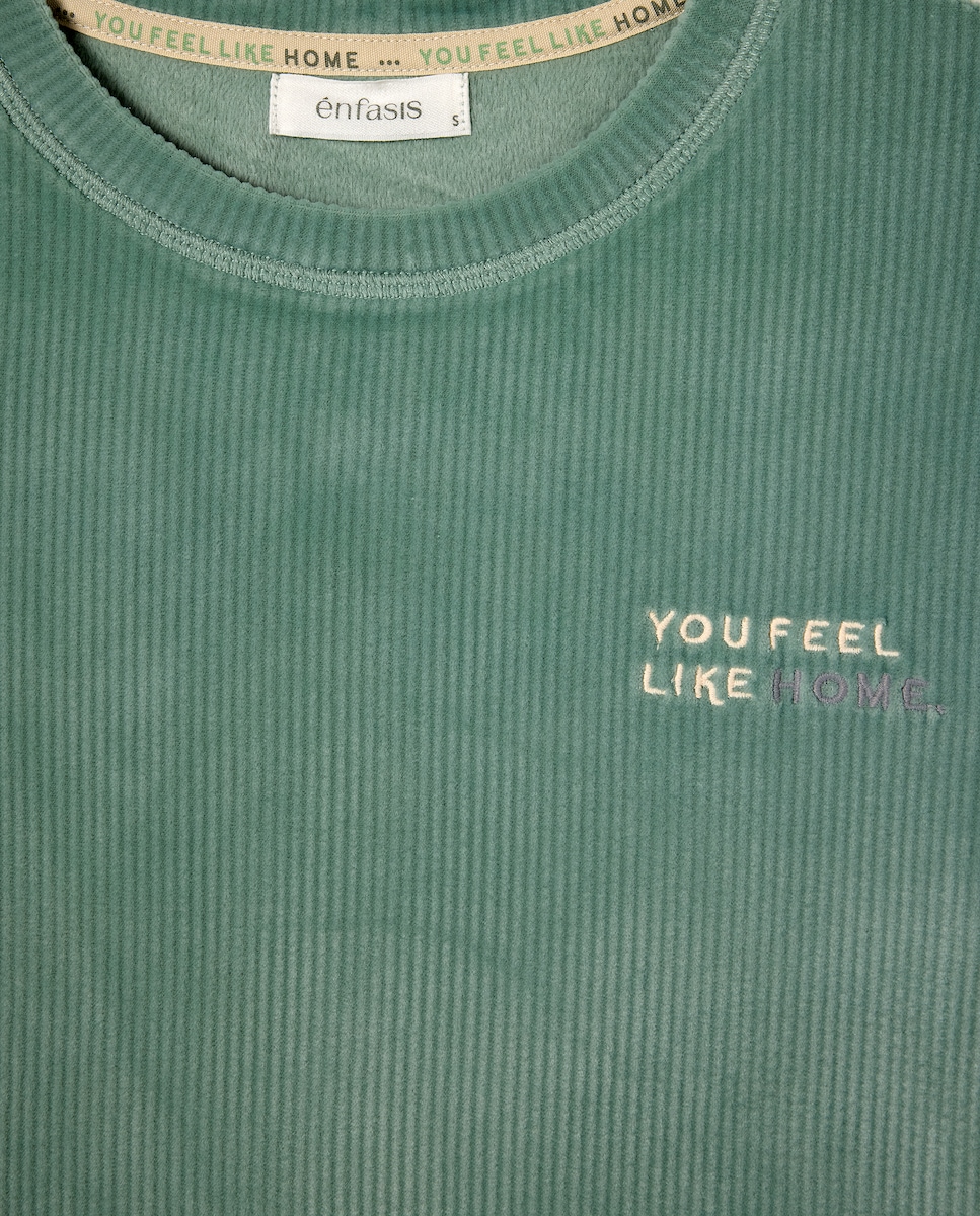 Pijama Liso Sabão-5