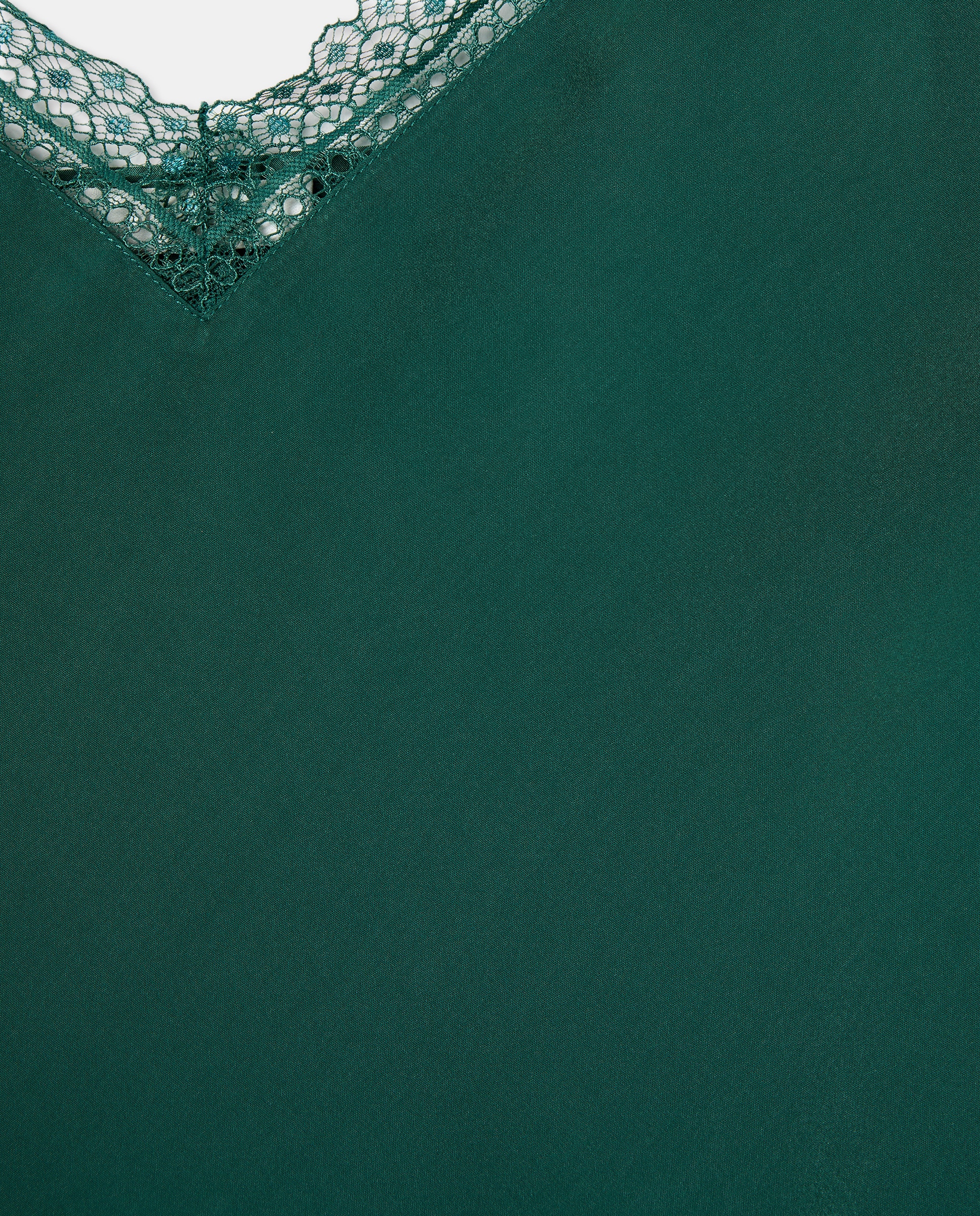 Pijama de Alças com Renda na Gola Multicolor-5