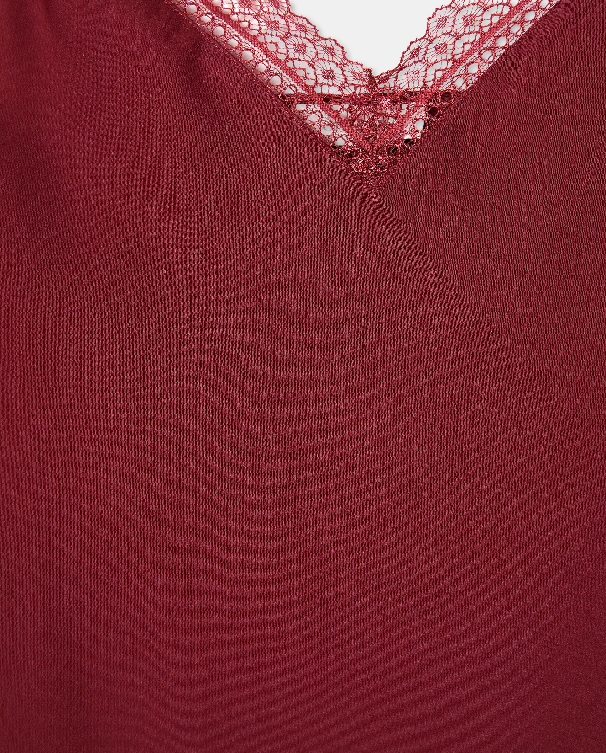 Pijama de Alças com Renda na Gola Multicolor-5