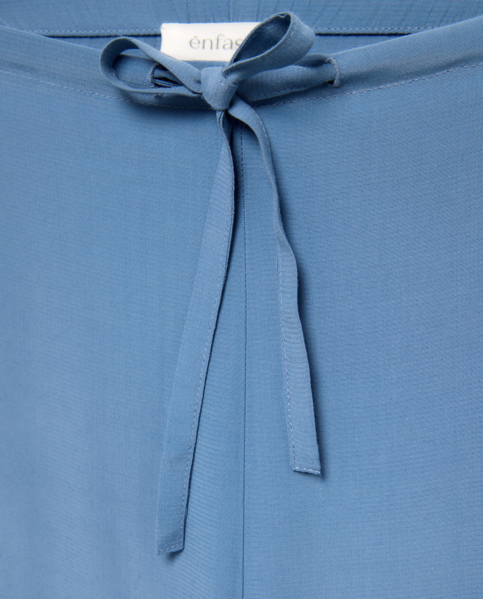 Pijama Liso de Alças 400 Azul-5