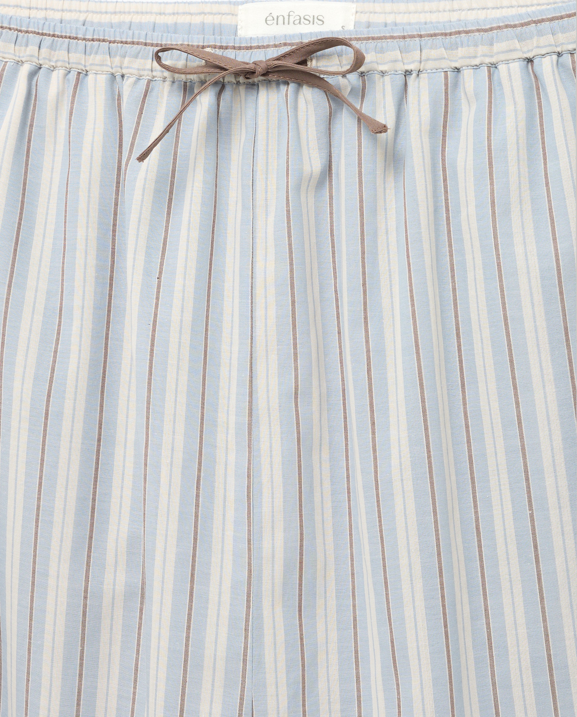 Pijama de mujer de rayas - Énfasis - Azul Azul-5