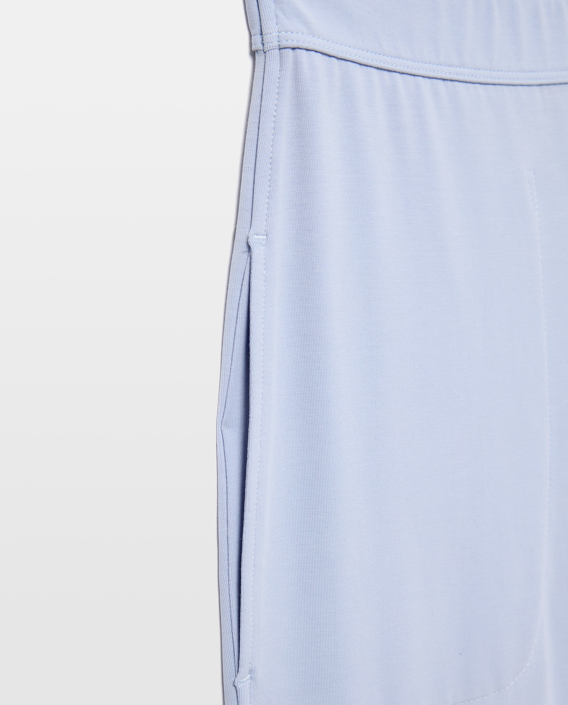 Pijama Camiseiro com Detalhes 410 Azul Claro-5