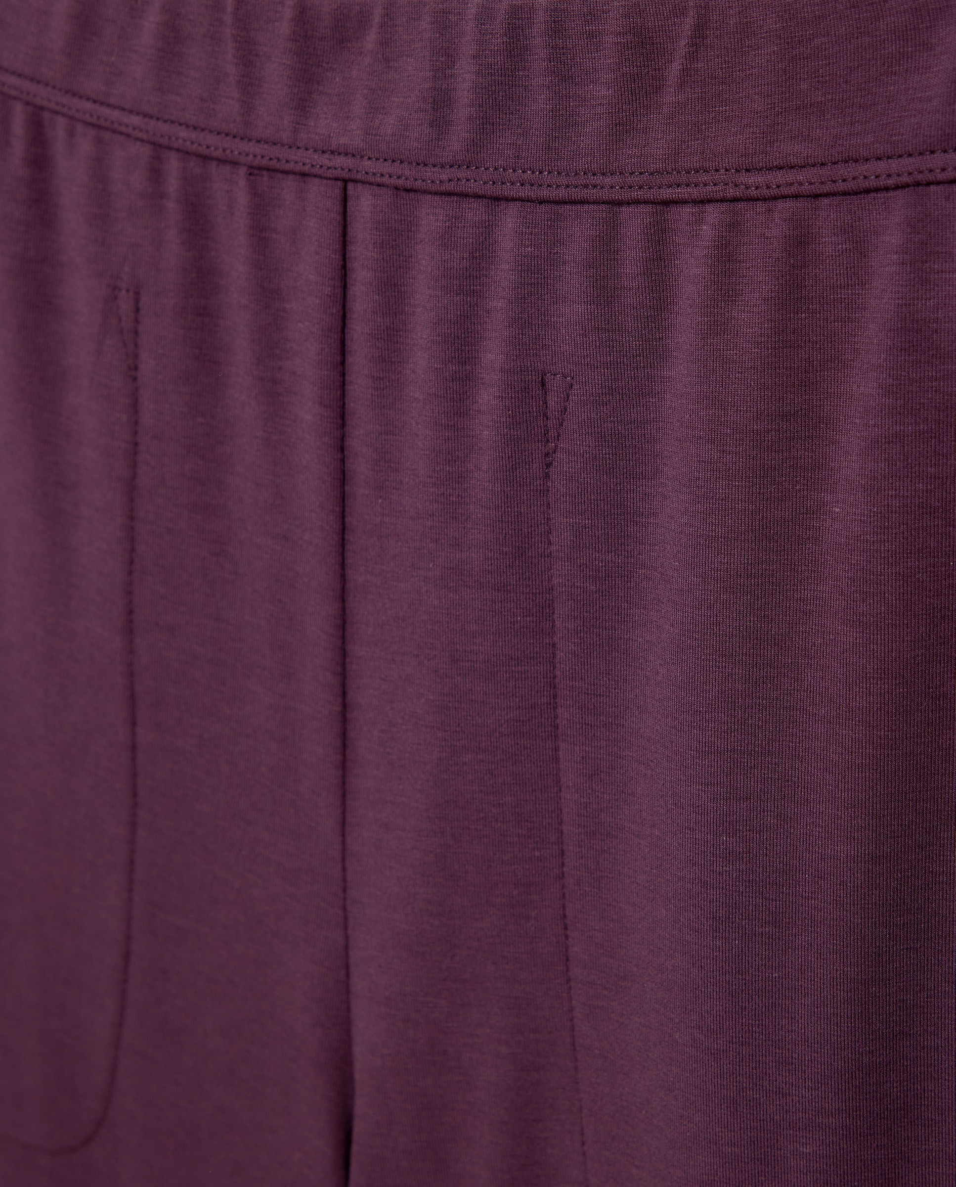 Pijama Camiseiro com Detalhes Bordeaux-5